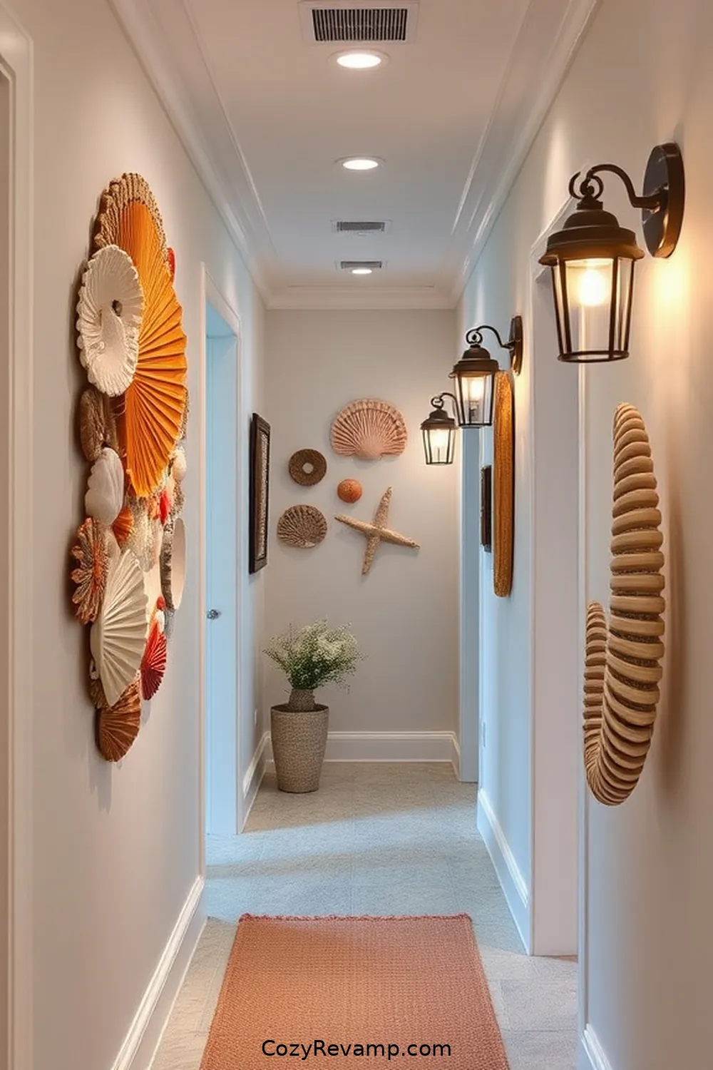 Marine-Inspired Artwork for 23 Essential Materials for Coastal Hallways With Solar-Powered Lights