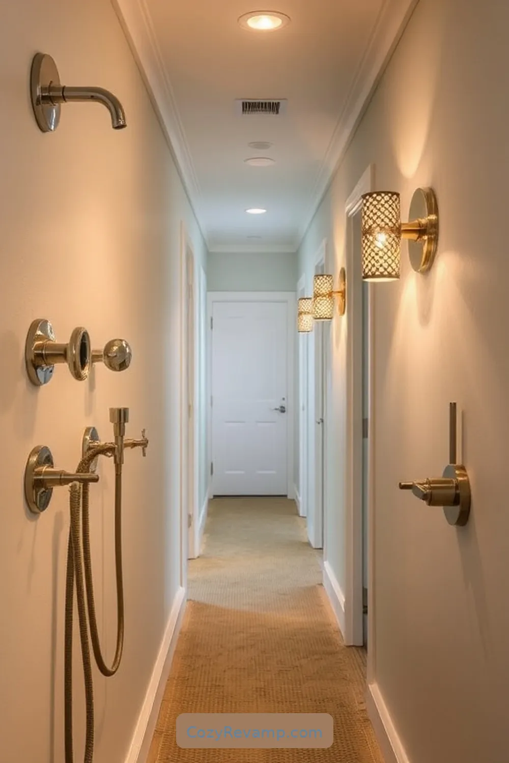 Metal Accents for 23 Essential Materials for Coastal Hallways With Solar-Powered Lights