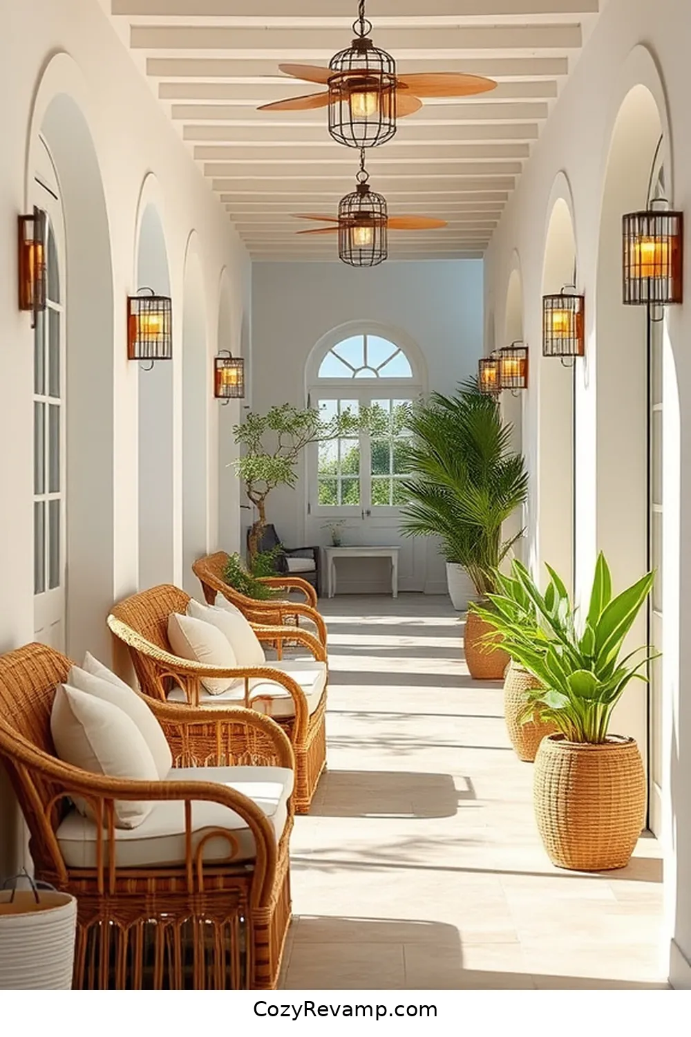 Rattan Furniture for 23 Essential Materials for Coastal Hallways With Solar-Powered Lights