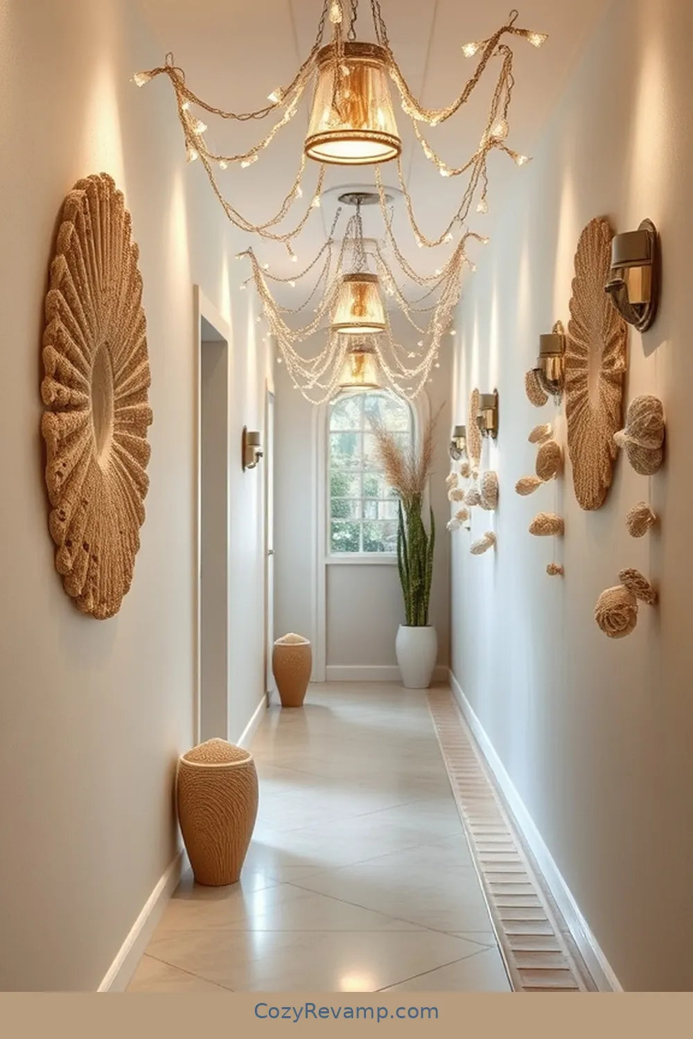 Seashell Decor for 23 Essential Materials for Coastal Hallways With Solar-Powered Lights