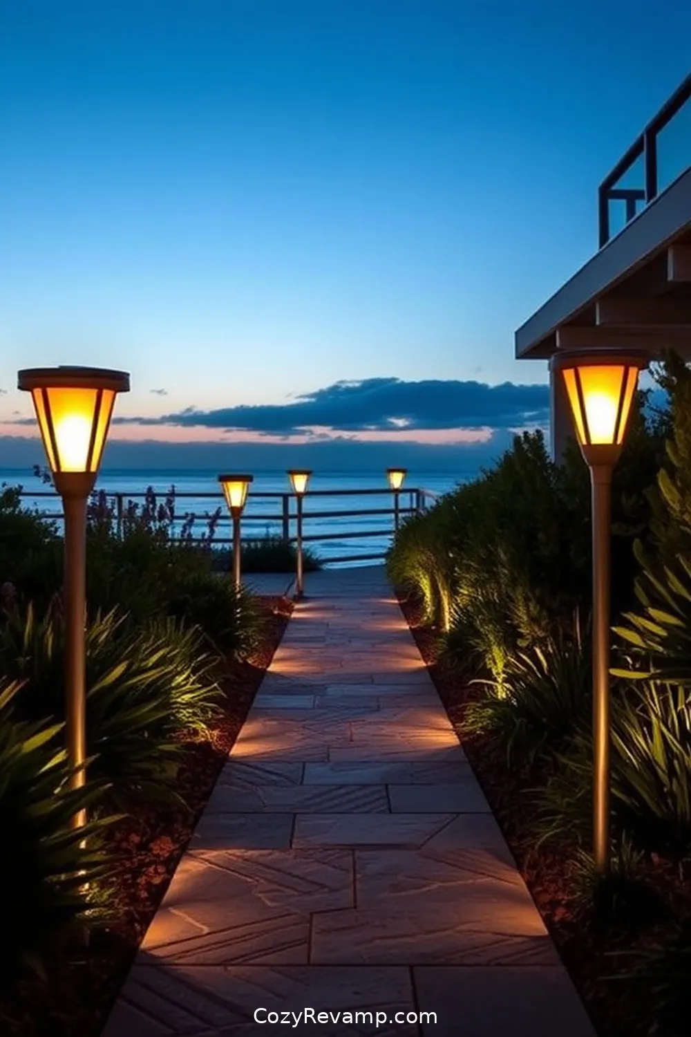 Solar-Powered Path Lights for 23 Essential Materials for Coastal Hallways With Solar-Powered Lights