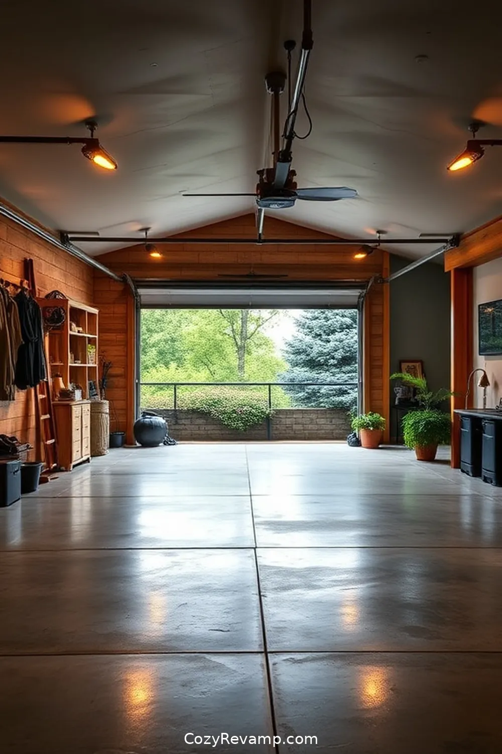 LED Lighting for 23 Essential Materials for a Modern Farmhouse Garage With Solar-Powered Lights