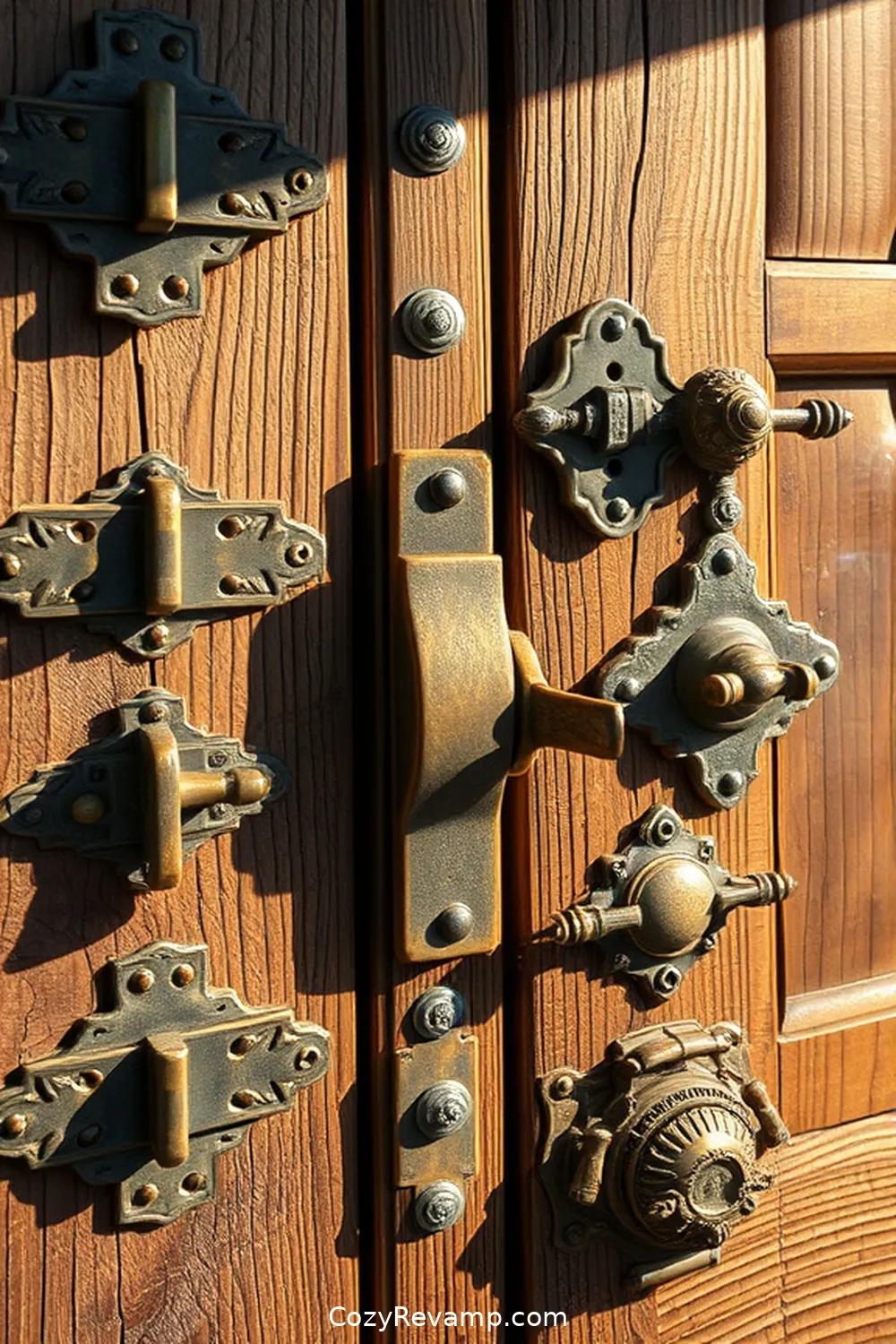 Vintage Hardware for 23 Essential Materials for a Modern Farmhouse Garage With Solar-Powered Lights