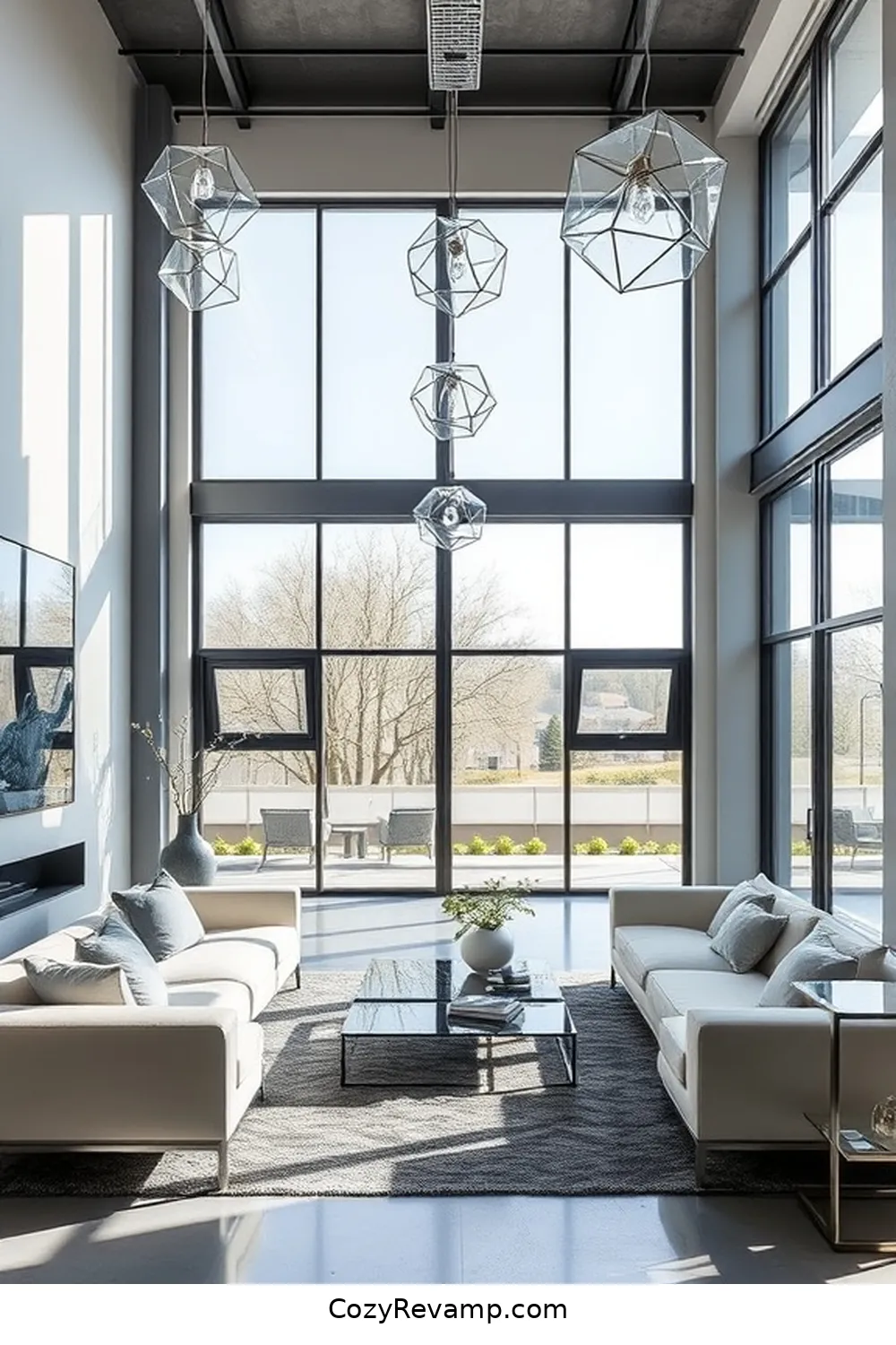 23 Essential Materials for an Industrial Living Room With Solar Powered Lights 9 Glass Elements for 23 Essential Materials for an Industrial Living Room With Solar Powered Lights