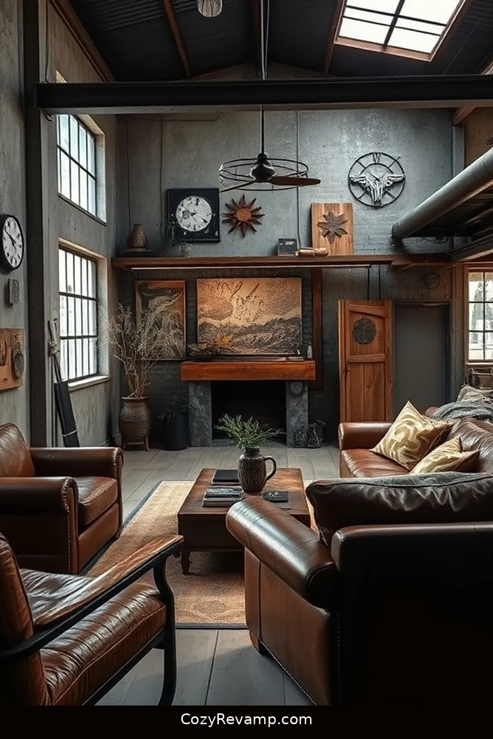 23 Essential Materials for an Industrial Living Room With Solar Powered Lights 6 Industrial-Style Furniture for 23 Essential Materials for an Industrial Living Room With Solar Powered Lights