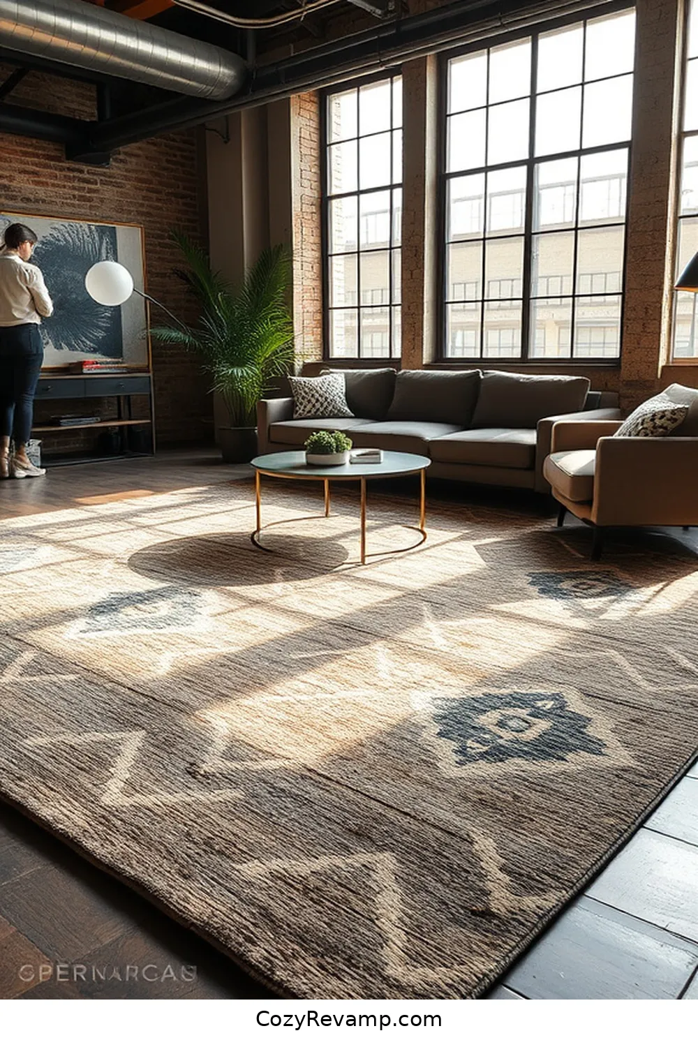 23 Essential Materials for an Industrial Living Room With Solar Powered Lights 13 Large Area Rugs for 23 Essential Materials for an Industrial Living Room With Solar Powered Lights