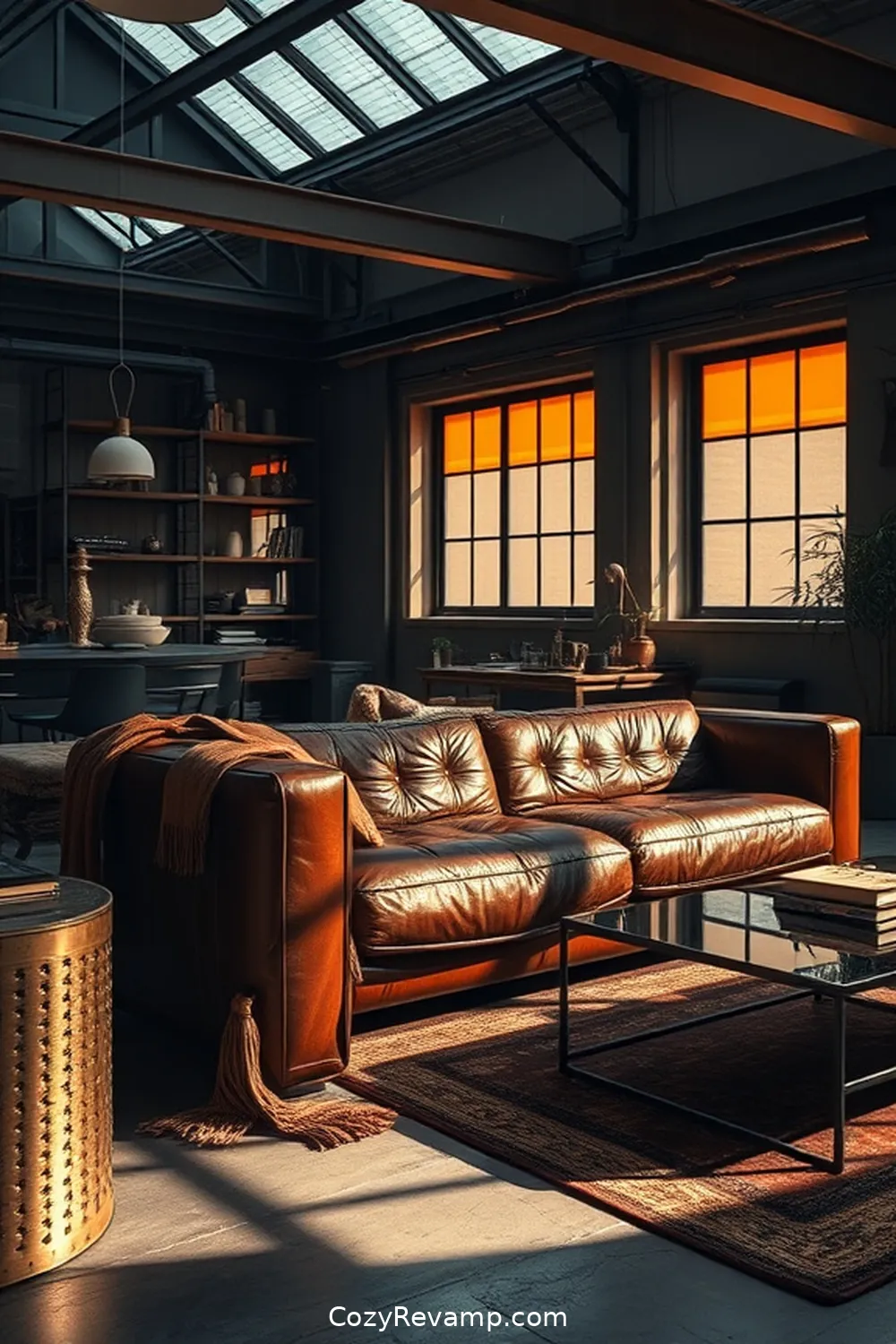 23 Essential Materials for an Industrial Living Room With Solar Powered Lights 7 Leather Upholstery for 23 Essential Materials for an Industrial Living Room With Solar Powered Lights