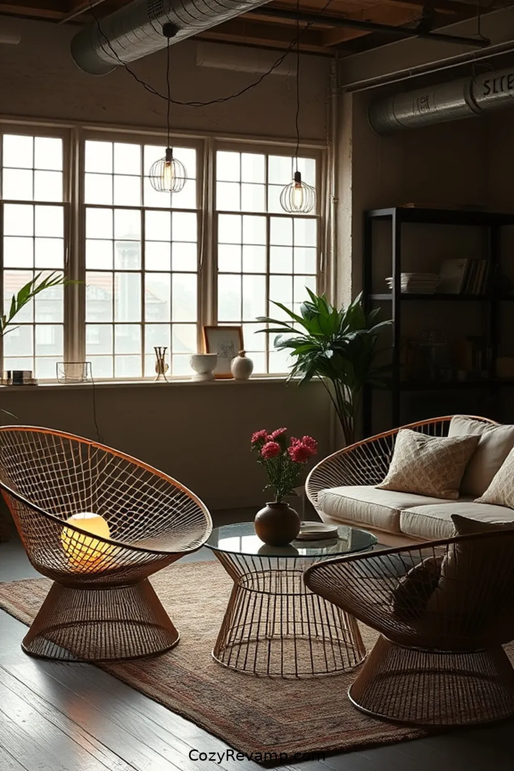 23 Essential Materials for an Industrial Living Room With Solar Powered Lights 11 Wire Mesh for 23 Essential Materials for an Industrial Living Room With Solar Powered Lights