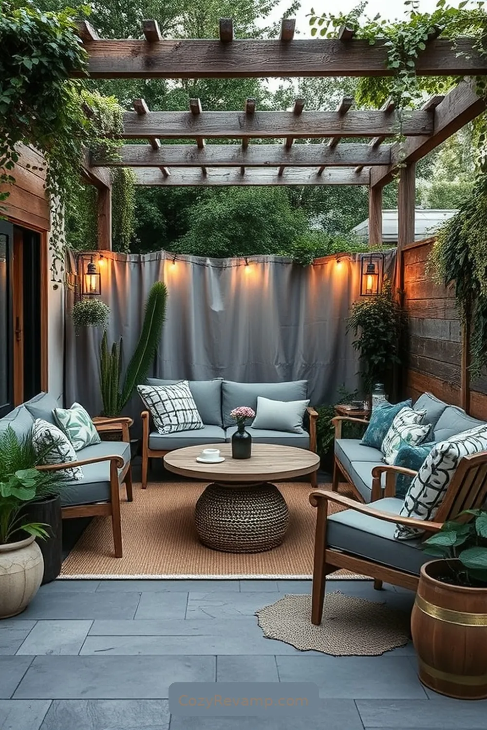 23 Essential Tips for a Scandinavian Outdoor Patio With Reclaimed Materials 19 Choose Weather-Resistant Fabrics for 23 Essential Tips for a Scandinavian Outdoor Patio With Reclaimed Materials