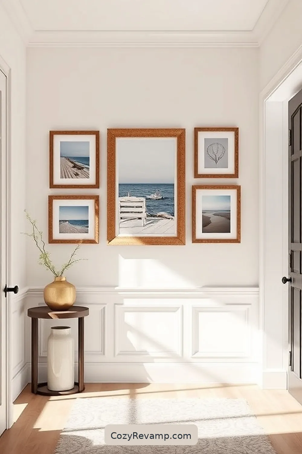 23 Ideas for a Coastal Entryway With Cork Material 16 Cork Picture Frames for 23 Ideas for a Coastal Entryway With Cork Material
