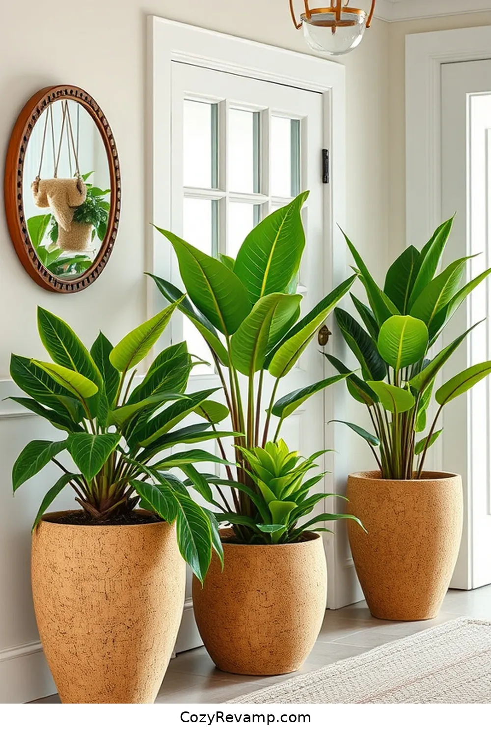 23 Ideas for a Coastal Entryway With Cork Material 9 Cork Planters for a Fresh Touch for 23 Ideas for a Coastal Entryway With Cork Material