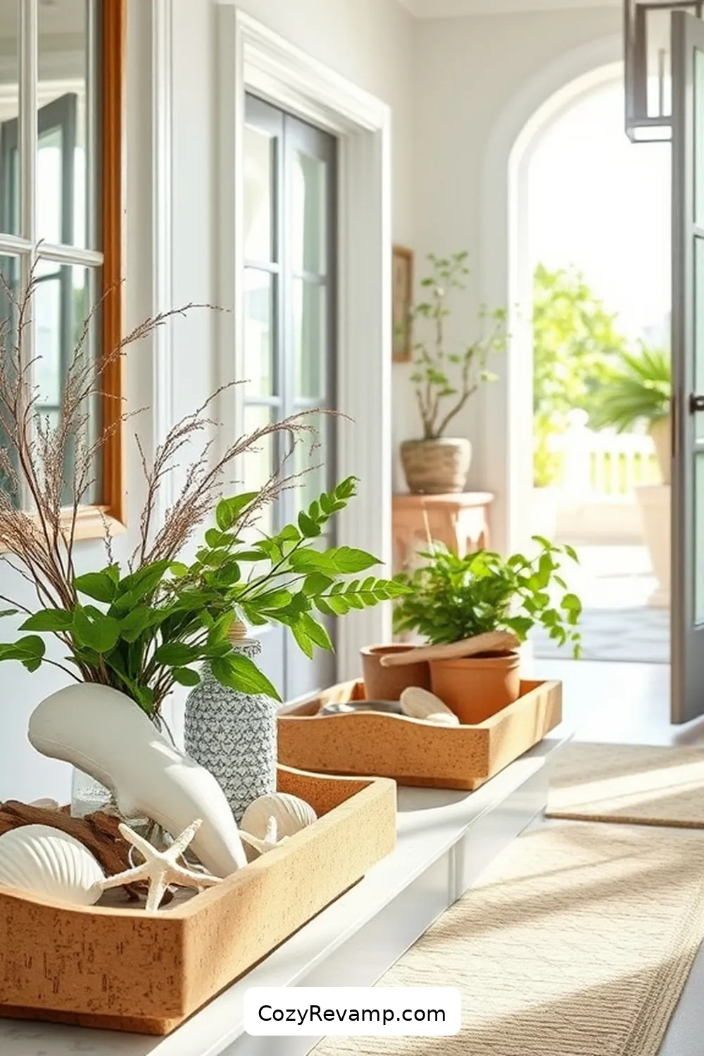 23 Ideas for a Coastal Entryway With Cork Material 7 Decorative Cork Trays for 23 Ideas for a Coastal Entryway With Cork Material