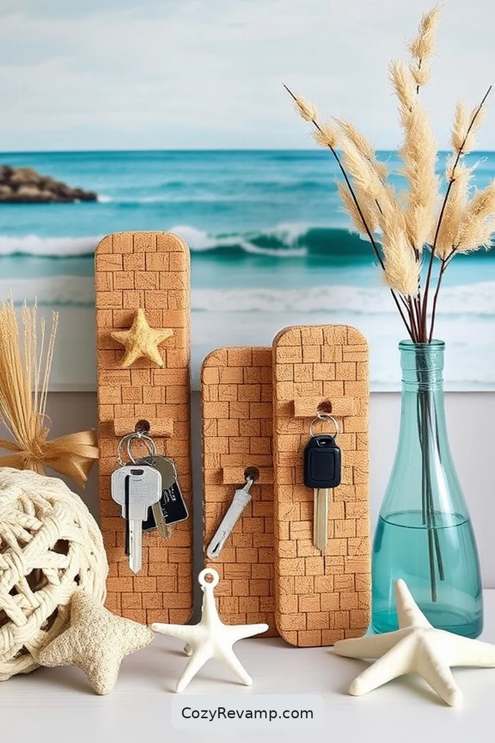 23 Ideas for a Coastal Entryway With Cork Material 15 Unique Cork Key Holders for 23 Ideas for a Coastal Entryway With Cork Material