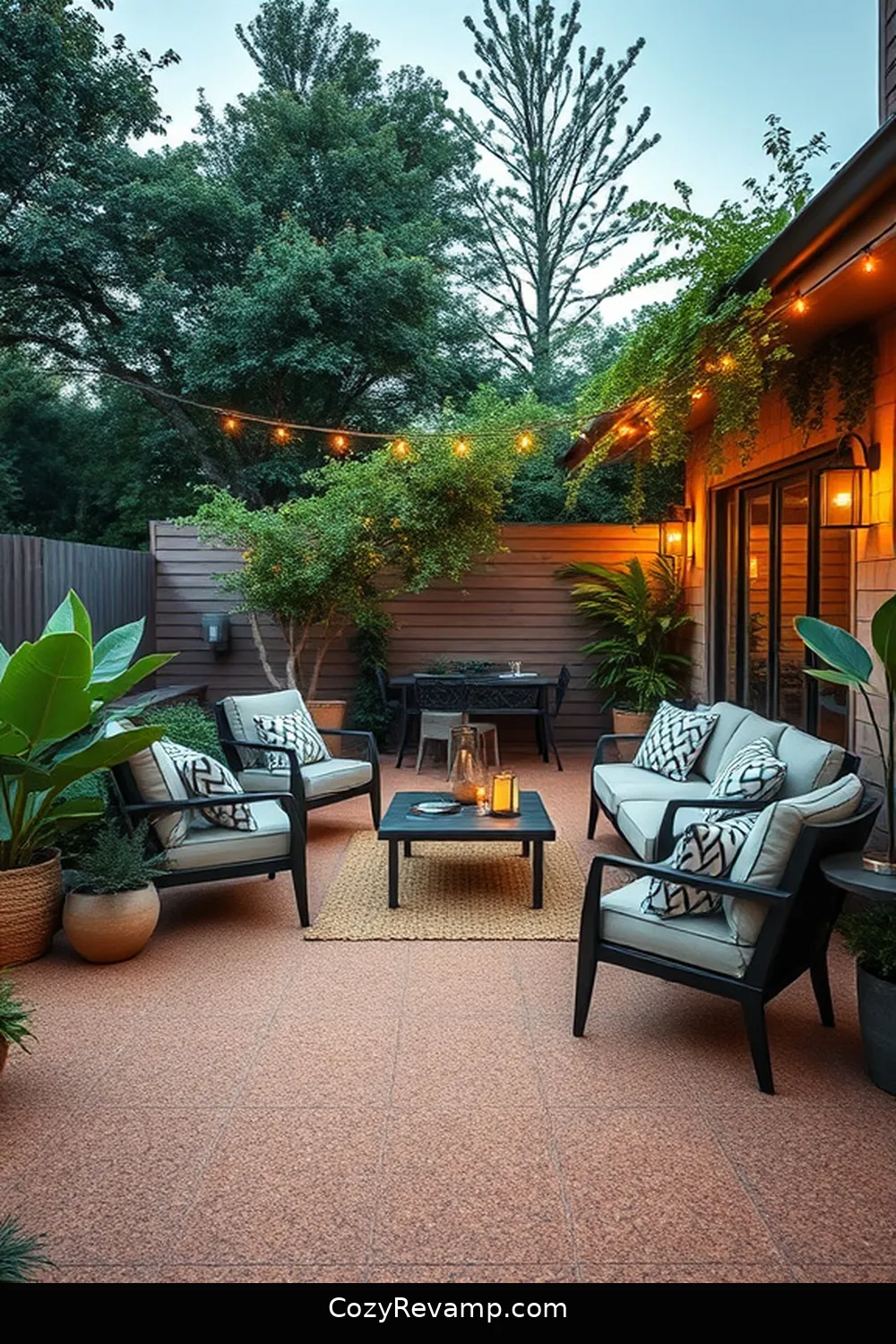 23 Inspiring Ideas for a Modern Farmhouse Outdoor Patio Using Cork Material 14 Cork Decking for a Seamless Look for 23 Inspiring Ideas for a Modern Farmhouse Outdoor Patio Using Cork Material