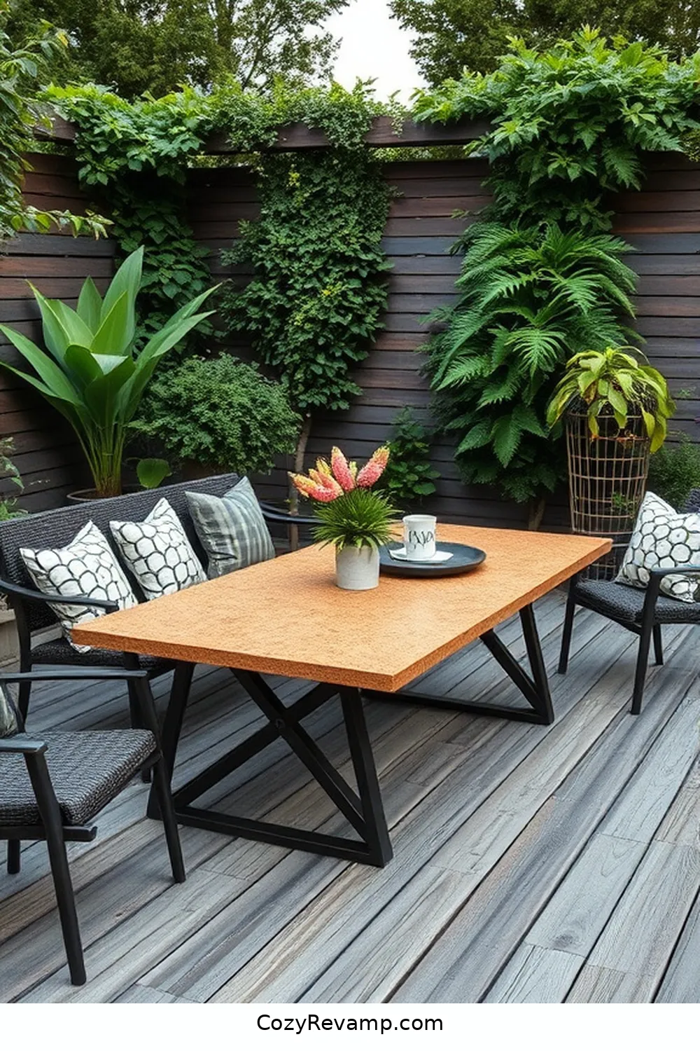 23 Inspiring Ideas for a Modern Farmhouse Outdoor Patio Using Cork Material 13 Cork Table Tops: Durable and Chic for 23 Inspiring Ideas for a Modern Farmhouse Outdoor Patio Using Cork Material