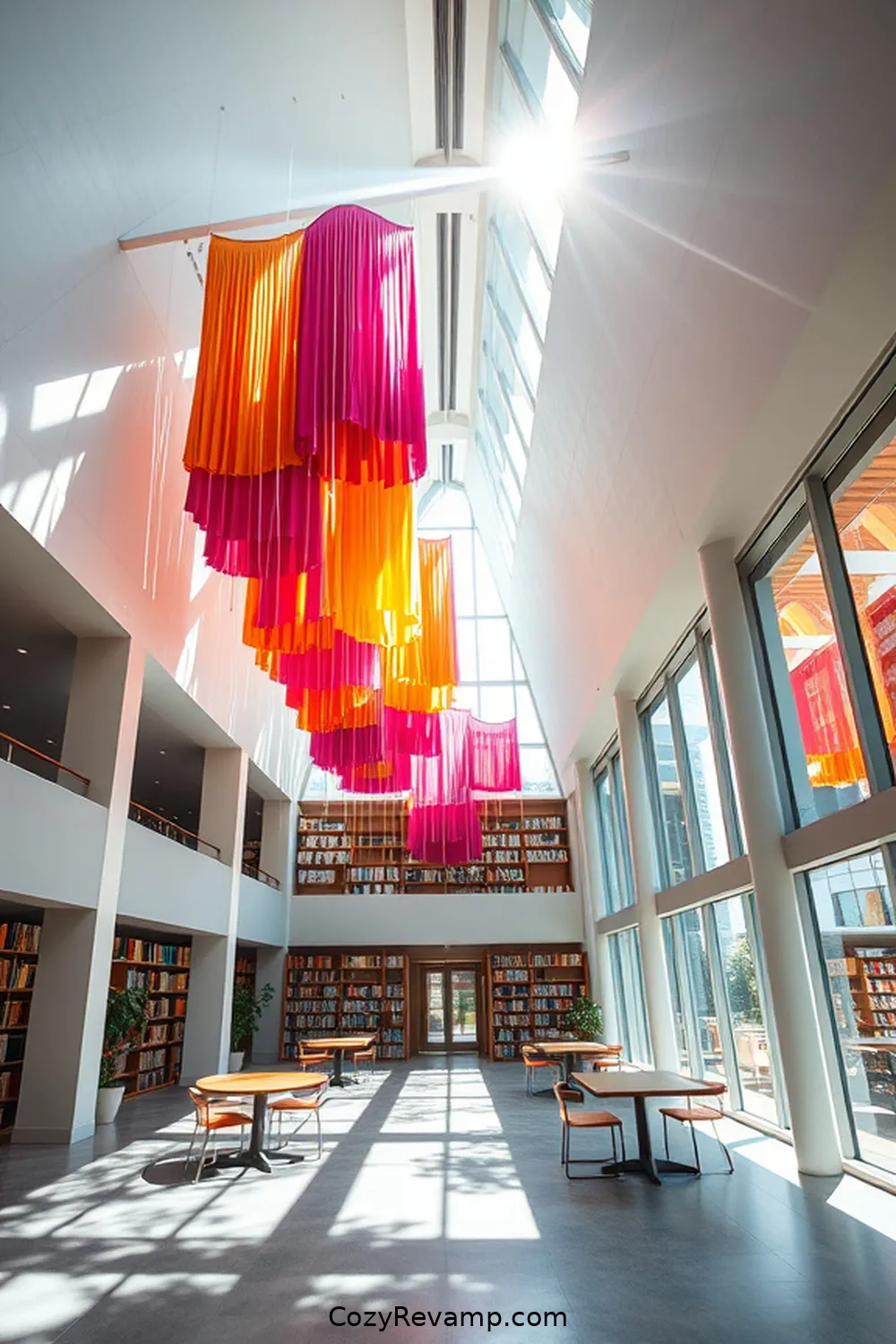 23 Inspiring Mid-Century Modern Libraries With Upcycled Fabric 23 The Bright Modern Library in Salt Lake City for 23 Inspiring Mid-Century Modern Libraries With Upcycled Fabric
