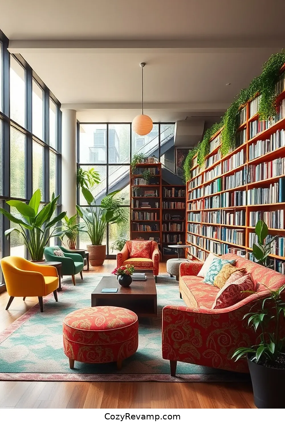 23 Inspiring Mid-Century Modern Libraries With Upcycled Fabric 10 The Community Hub Library in Minneapolis for 23 Inspiring Mid-Century Modern Libraries With Upcycled Fabric