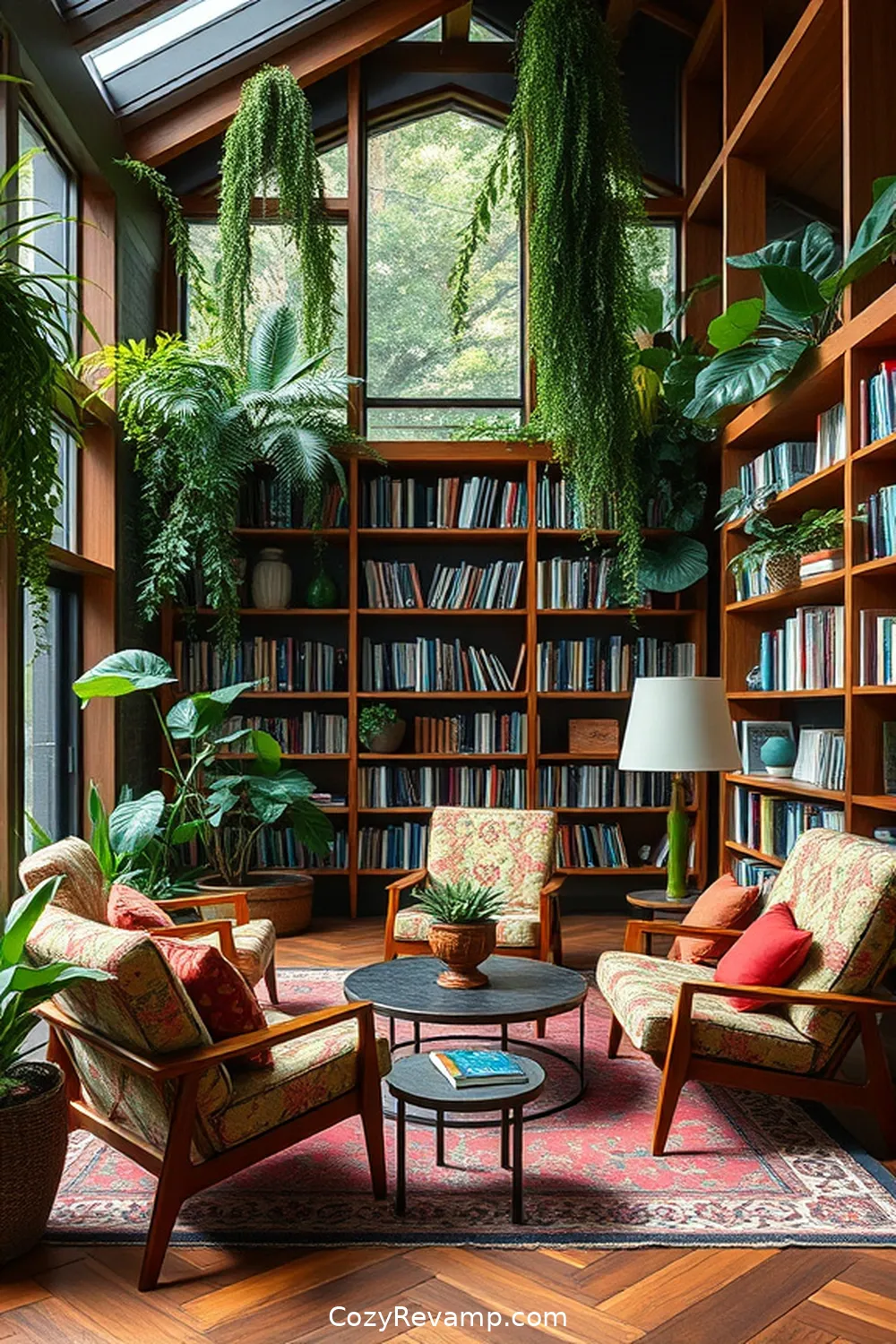 23 Inspiring Mid-Century Modern Libraries With Upcycled Fabric 11 The Nature-Inspired Library in Seattle for 23 Inspiring Mid-Century Modern Libraries With Upcycled Fabric
