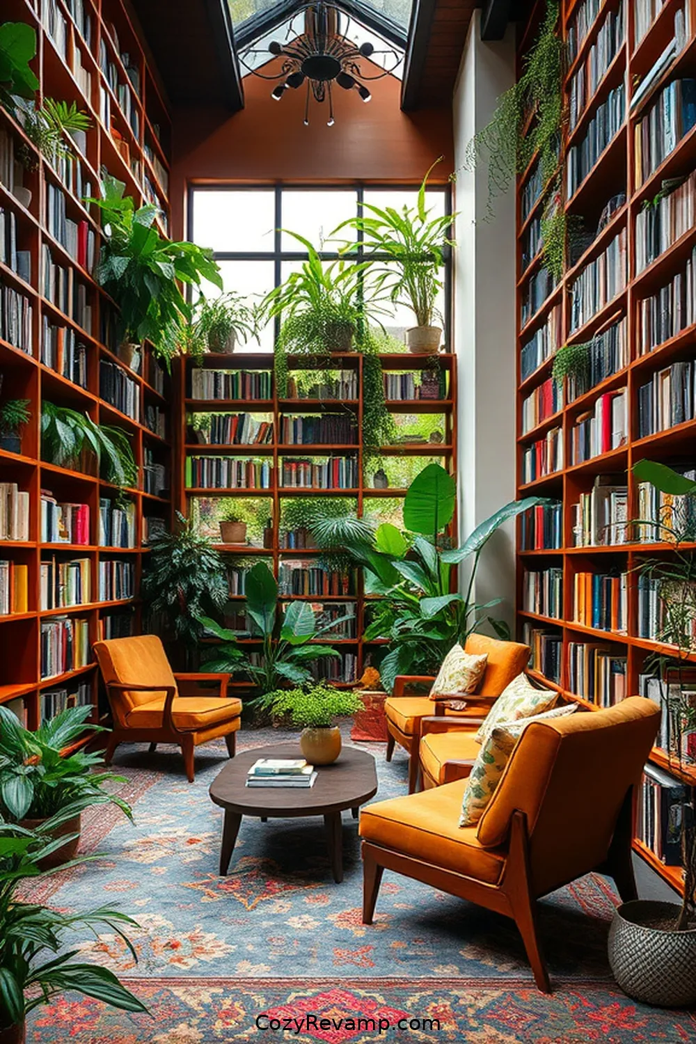 23 Inspiring Mid-Century Modern Libraries With Upcycled Fabric 5 The Sustainable Library in San Francisco for 23 Inspiring Mid-Century Modern Libraries With Upcycled Fabric