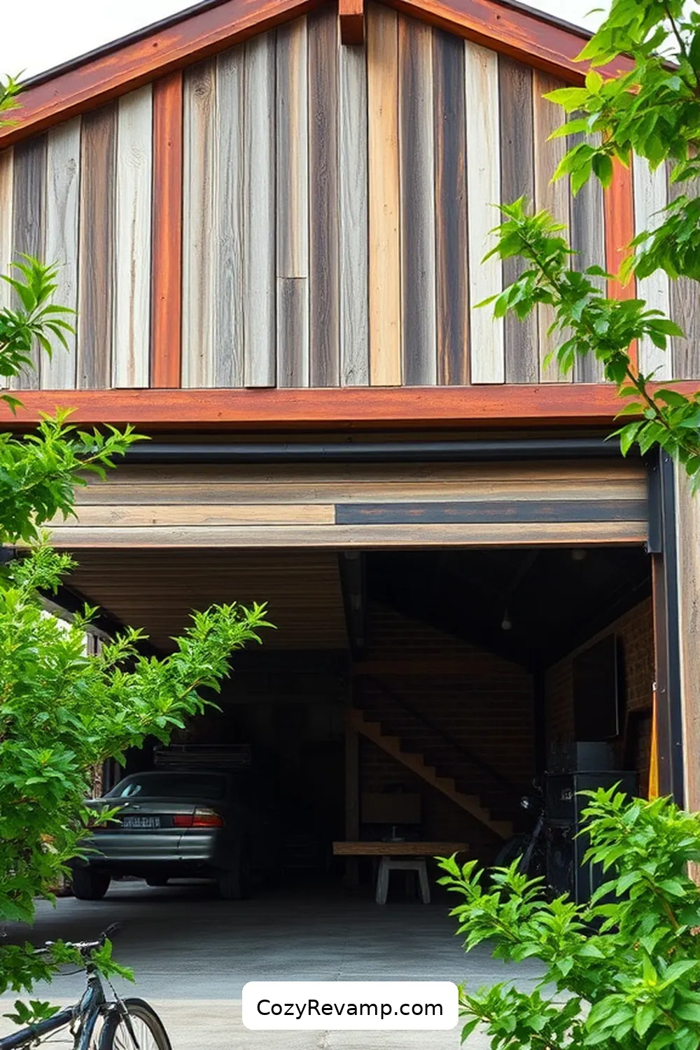 Unique Aesthetic Appeal for 23 Key Benefits of Industrial Garages Built With Reclaimed Materials