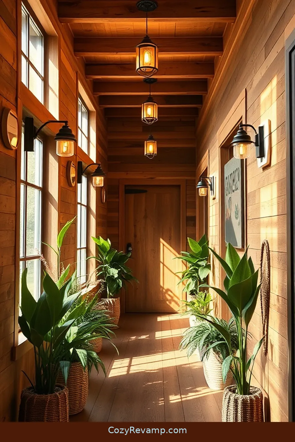 Including Sustainable Decor for 23 Key Elements for a Modern Farmhouse Hallway With Solar Powered Lights