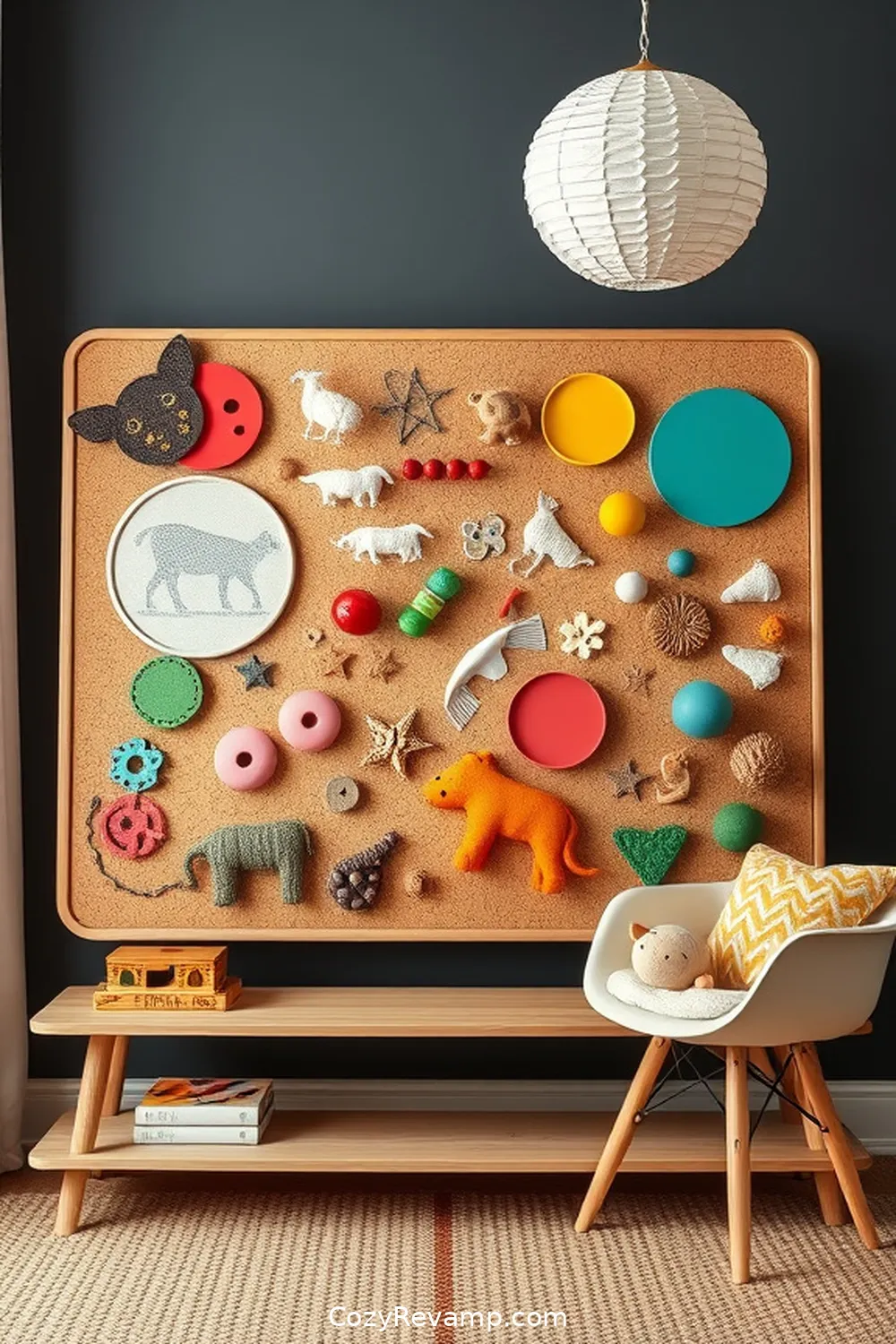23 Key Elements of Mid-Century Modern Nursery Cork Material 22 Cork Infant Activity Boards for Engagement for 23 Key Elements of Mid-Century Modern Nursery Cork Material