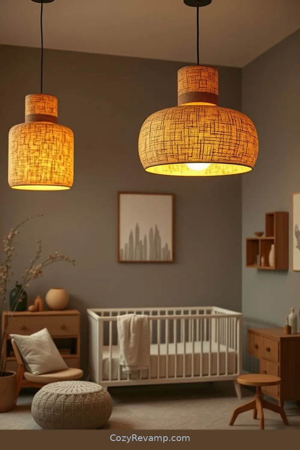23 Key Elements of Mid-Century Modern Nursery Cork Material 11 Cork Lighting Fixtures for a Chic Look for 23 Key Elements of Mid-Century Modern Nursery Cork Material