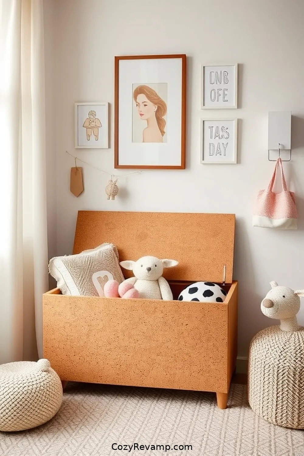 23 Key Elements of Mid-Century Modern Nursery Cork Material 17 Cork Toy Boxes for Clutter Control for 23 Key Elements of Mid-Century Modern Nursery Cork Material