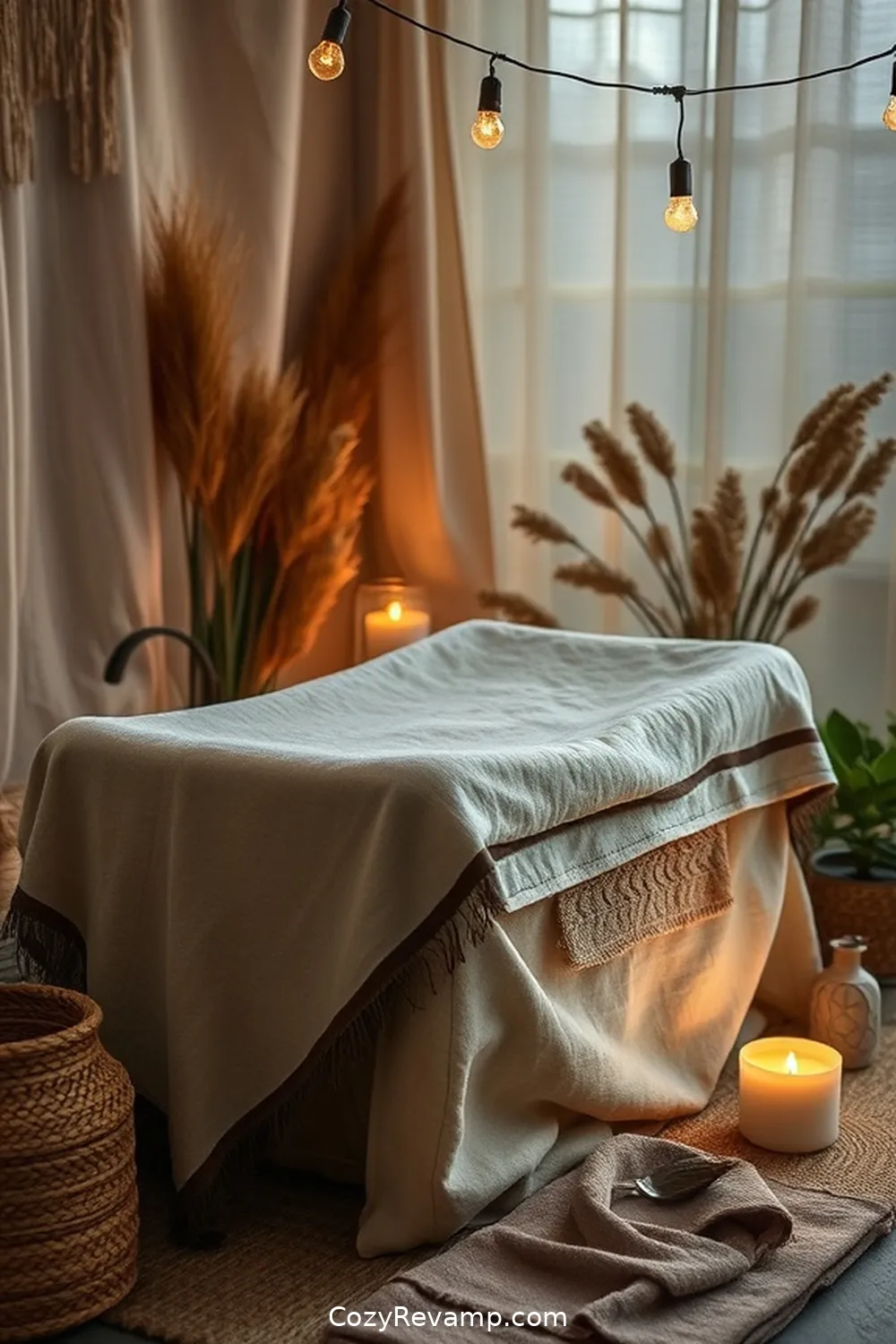 23 Must-Have Materials for a Bohemian Nursery With Solar Powered Lights 14 13. Linen Changing Pad Cover for 23 Must-Have Materials for a Bohemian Nursery With Solar Powered Lights