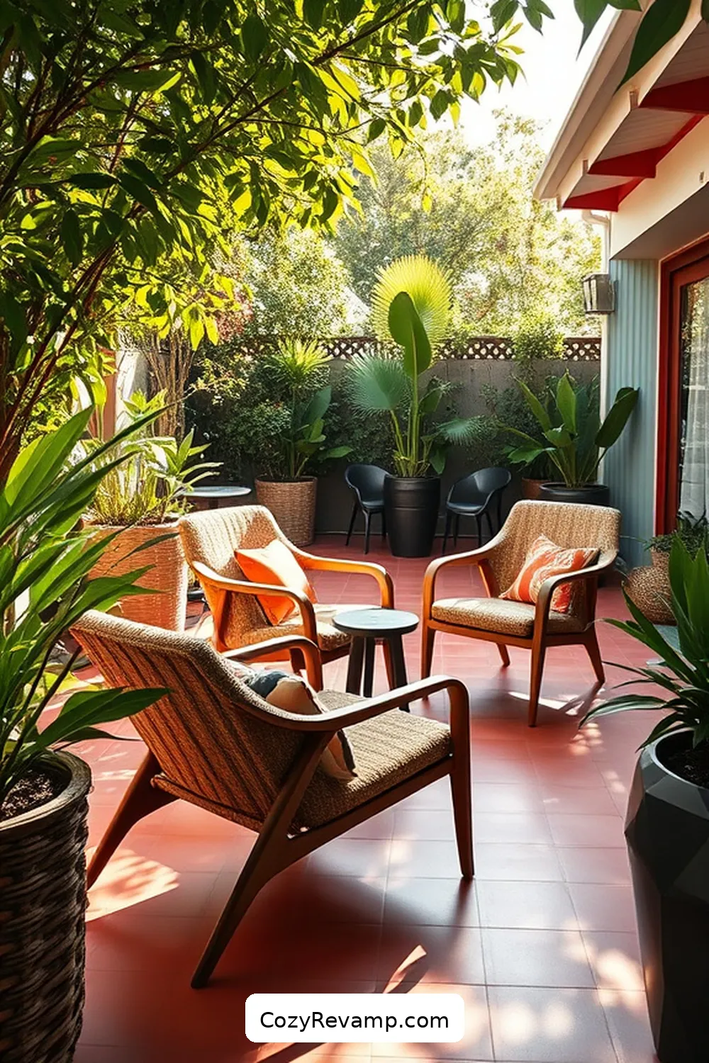 23 Must-Have Mid-Century Modern Outdoor Patio Elements With Cork Material 3 Cork Lounge Chairs for 23 Must-Have Mid-Century Modern Outdoor Patio Elements With Cork Material