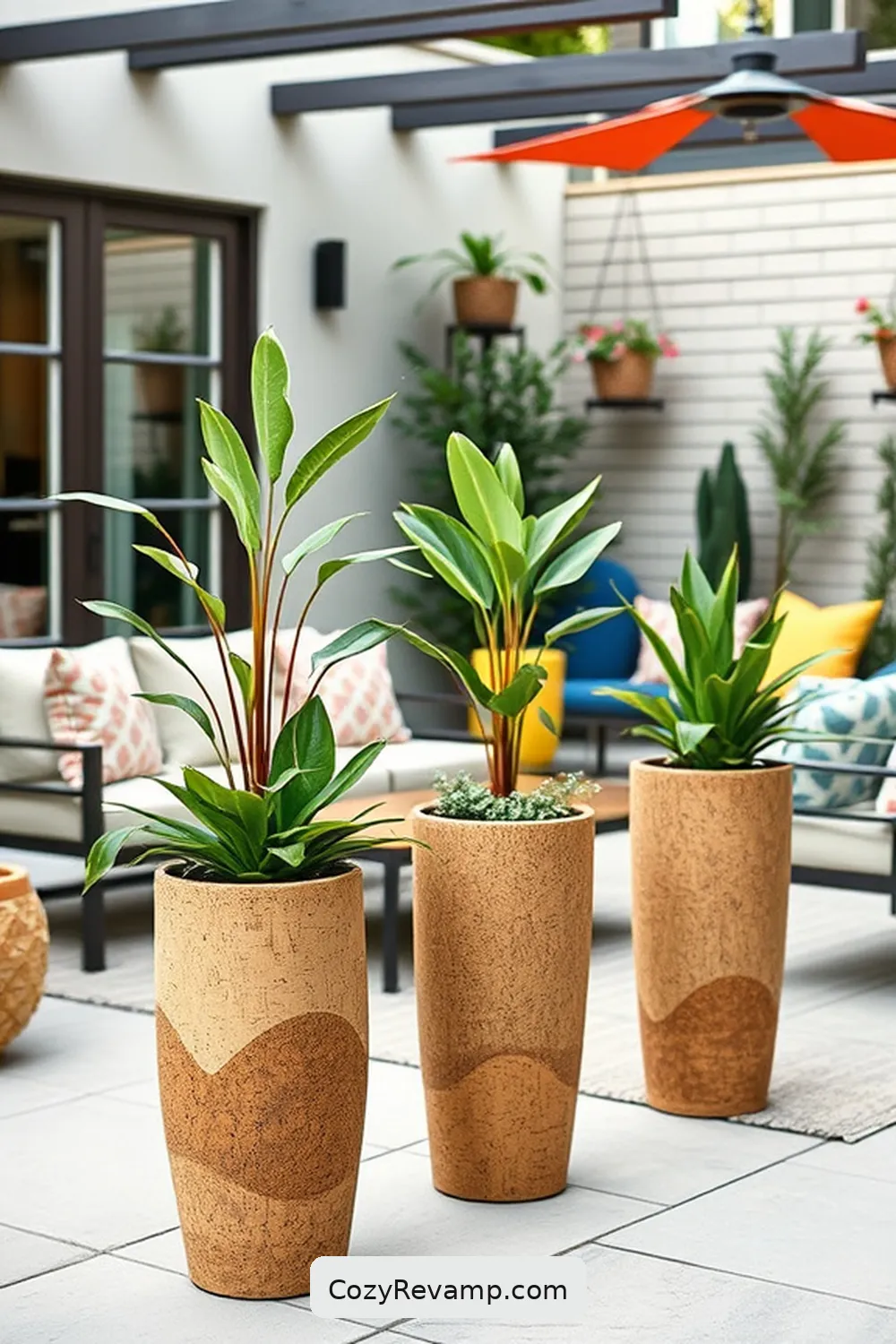 23 Must-Have Mid-Century Modern Outdoor Patio Elements With Cork Material 21 Cork Plant Stands for 23 Must-Have Mid-Century Modern Outdoor Patio Elements With Cork Material