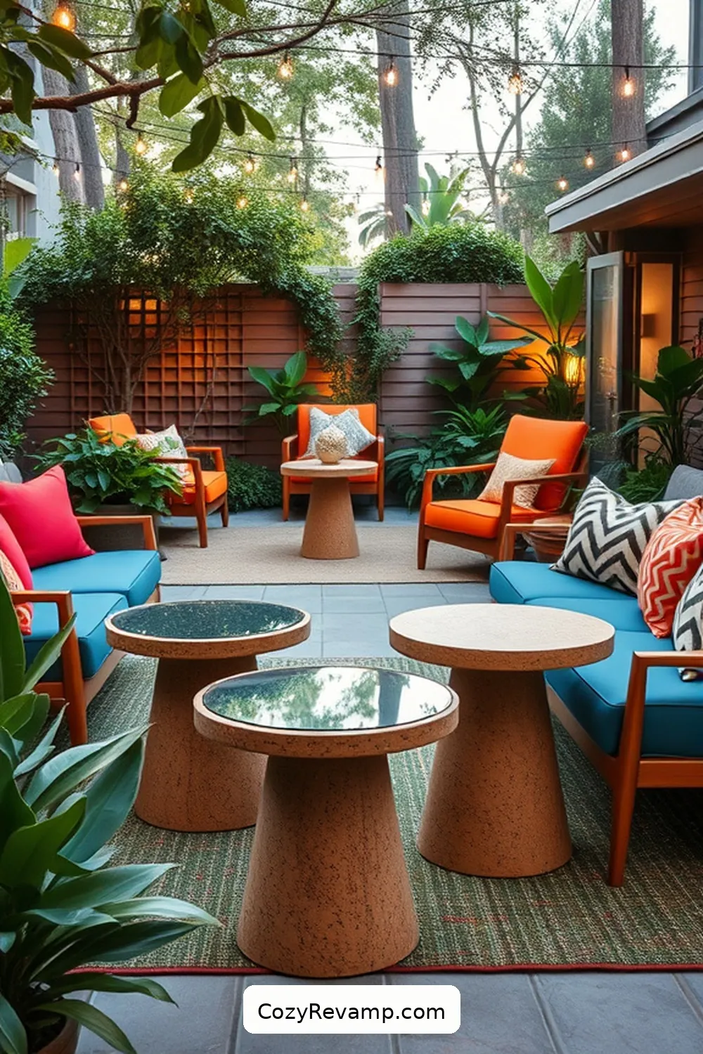 23 Must-Have Mid-Century Modern Outdoor Patio Elements With Cork Material 11 Cork Side Tables for 23 Must-Have Mid-Century Modern Outdoor Patio Elements With Cork Material