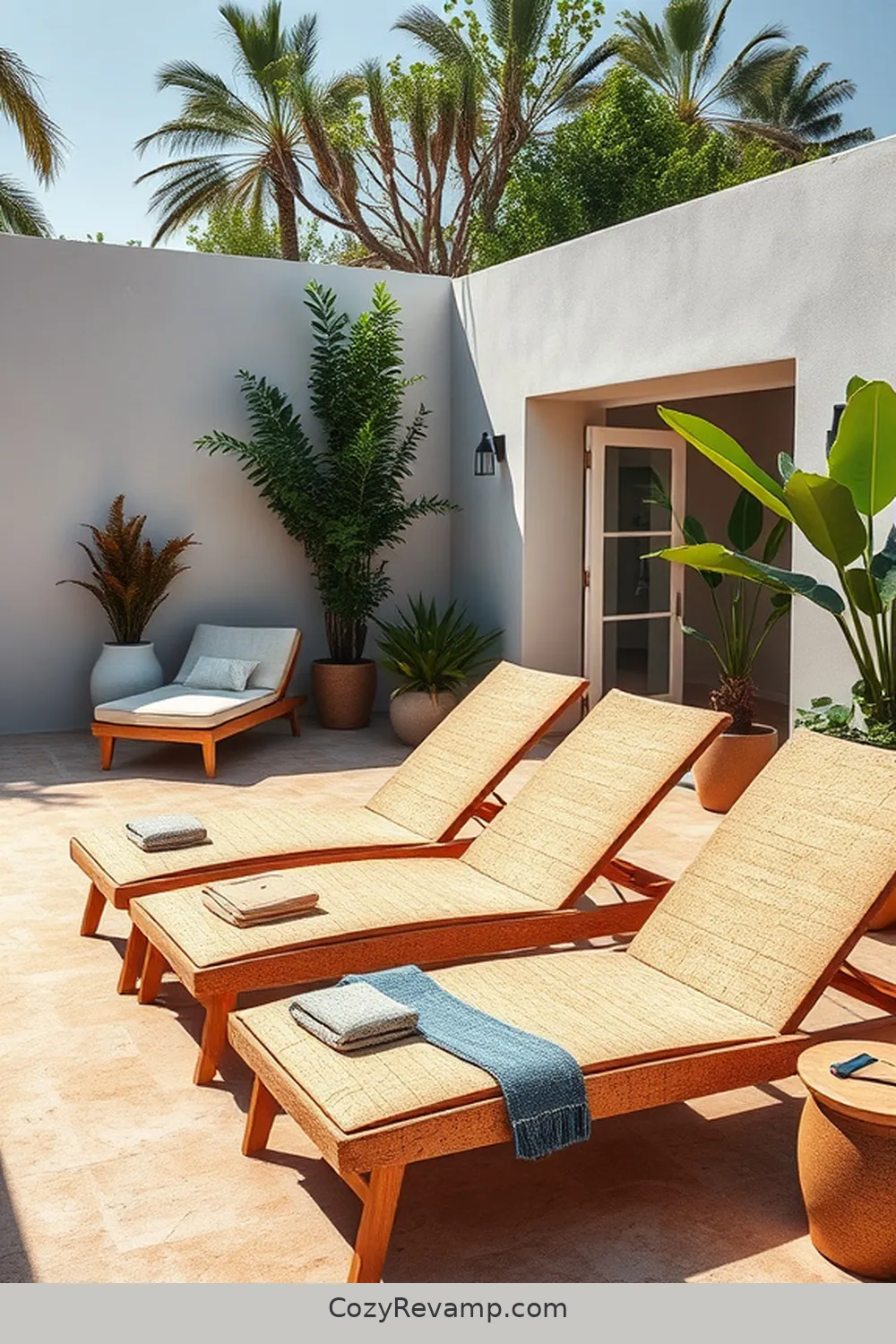 23 Must-Have Mid-Century Modern Outdoor Patio Elements With Cork Material 8 Cork Sun Loungers for 23 Must-Have Mid-Century Modern Outdoor Patio Elements With Cork Material