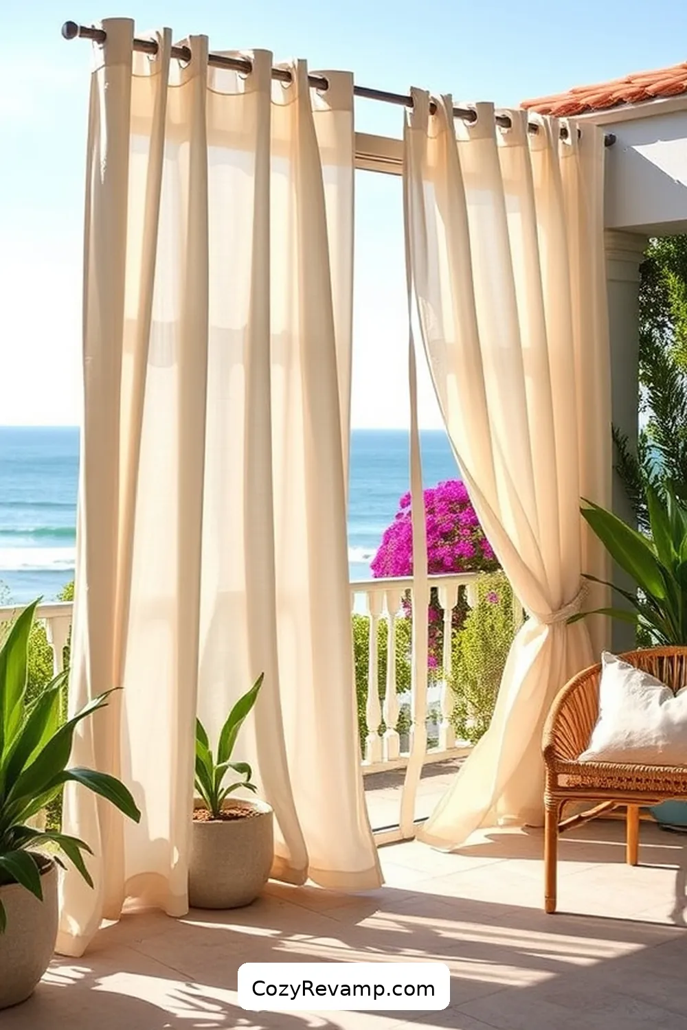23 Must-Have Organic Cotton Materials for a Coastal Outdoor Patio 11 Organic Cotton Curtains for 23 Must-Have Organic Cotton Materials for a Coastal Outdoor Patio