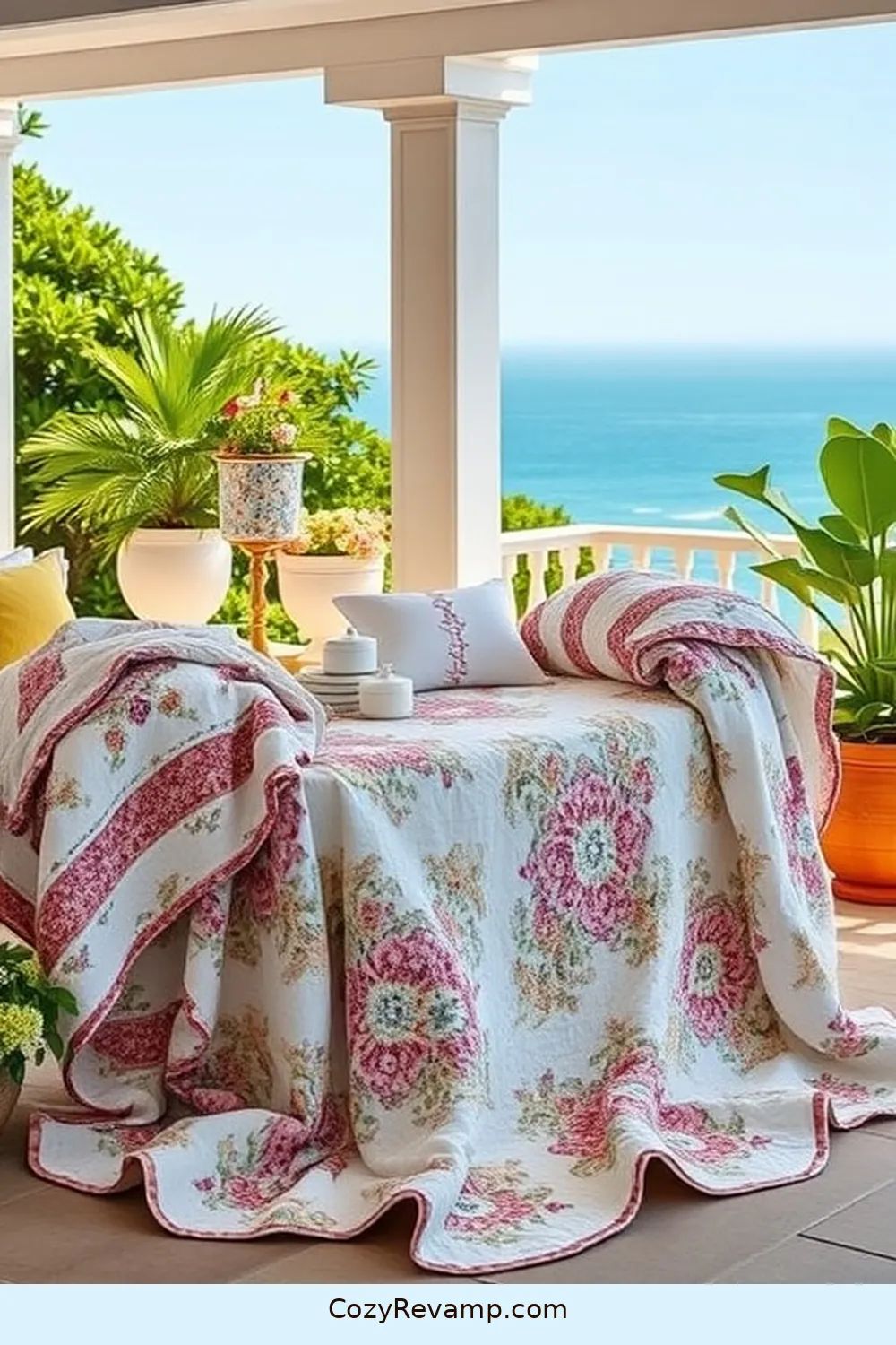 23 Must-Have Organic Cotton Materials for a Coastal Outdoor Patio 22 Organic Cotton Quilts for 23 Must-Have Organic Cotton Materials for a Coastal Outdoor Patio