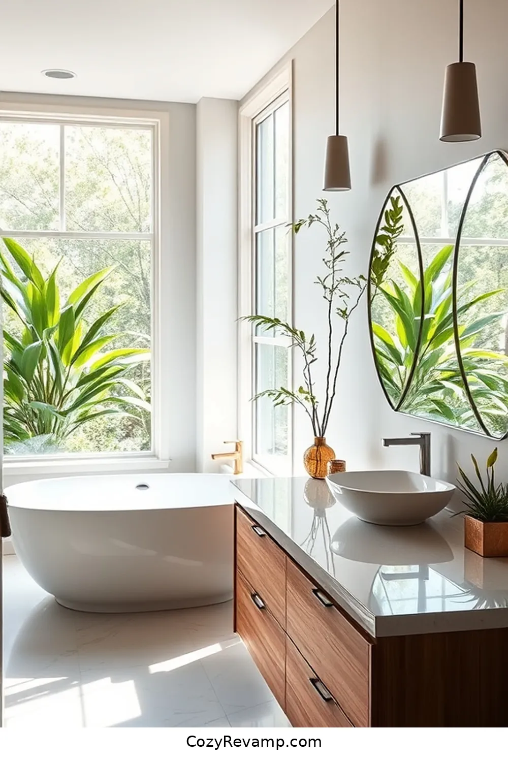 23 Stunning Modern Farmhouse Bathroom Ideas With Bamboo Material 17 Bamboo Countertops for a Modern Touch for 23 Stunning Modern Farmhouse Bathroom Ideas With Bamboo Material