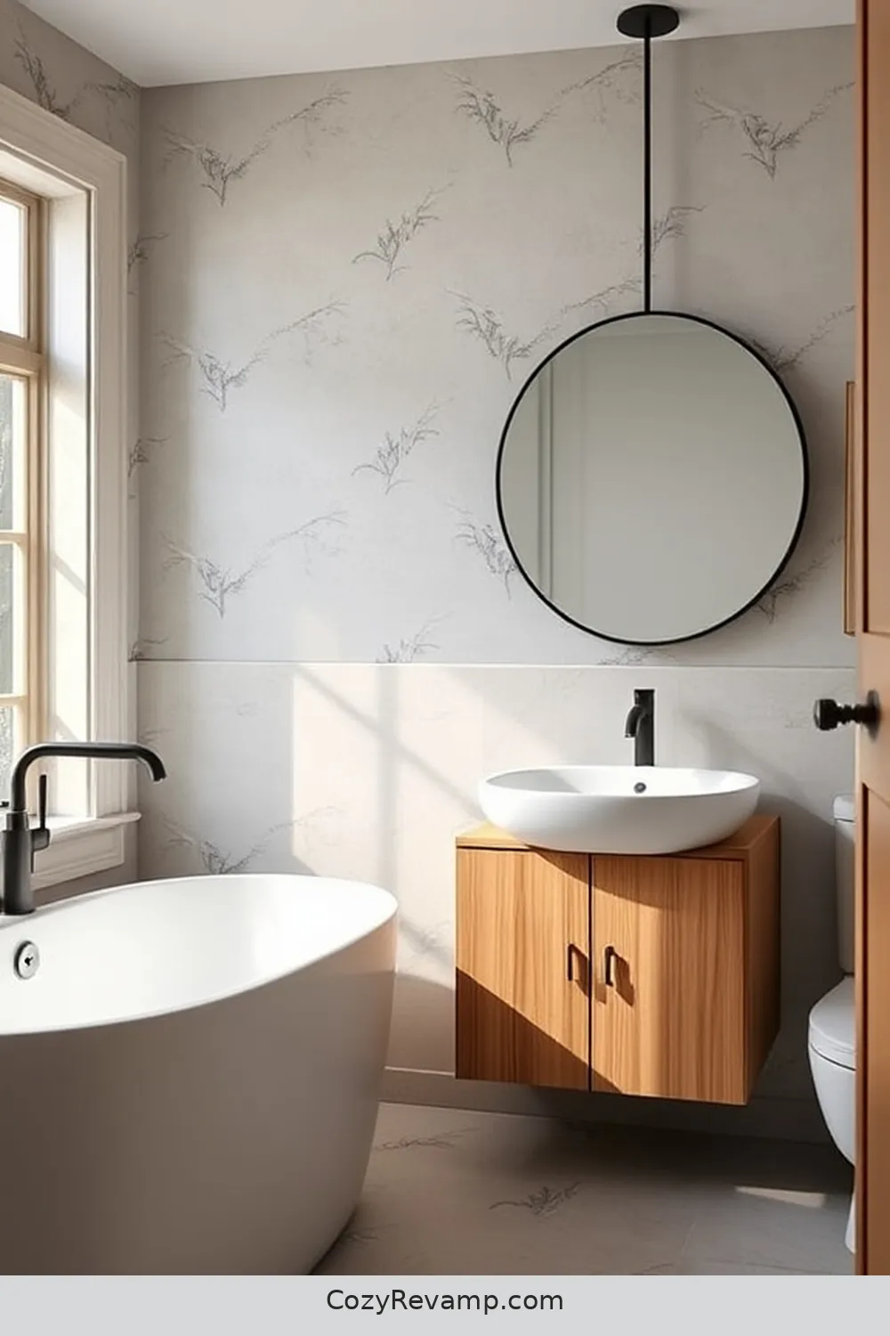 23 Stunning Modern Farmhouse Bathroom Ideas With Bamboo Material 23 Bamboo and Metal Fusion Elements for 23 Stunning Modern Farmhouse Bathroom Ideas With Bamboo Material