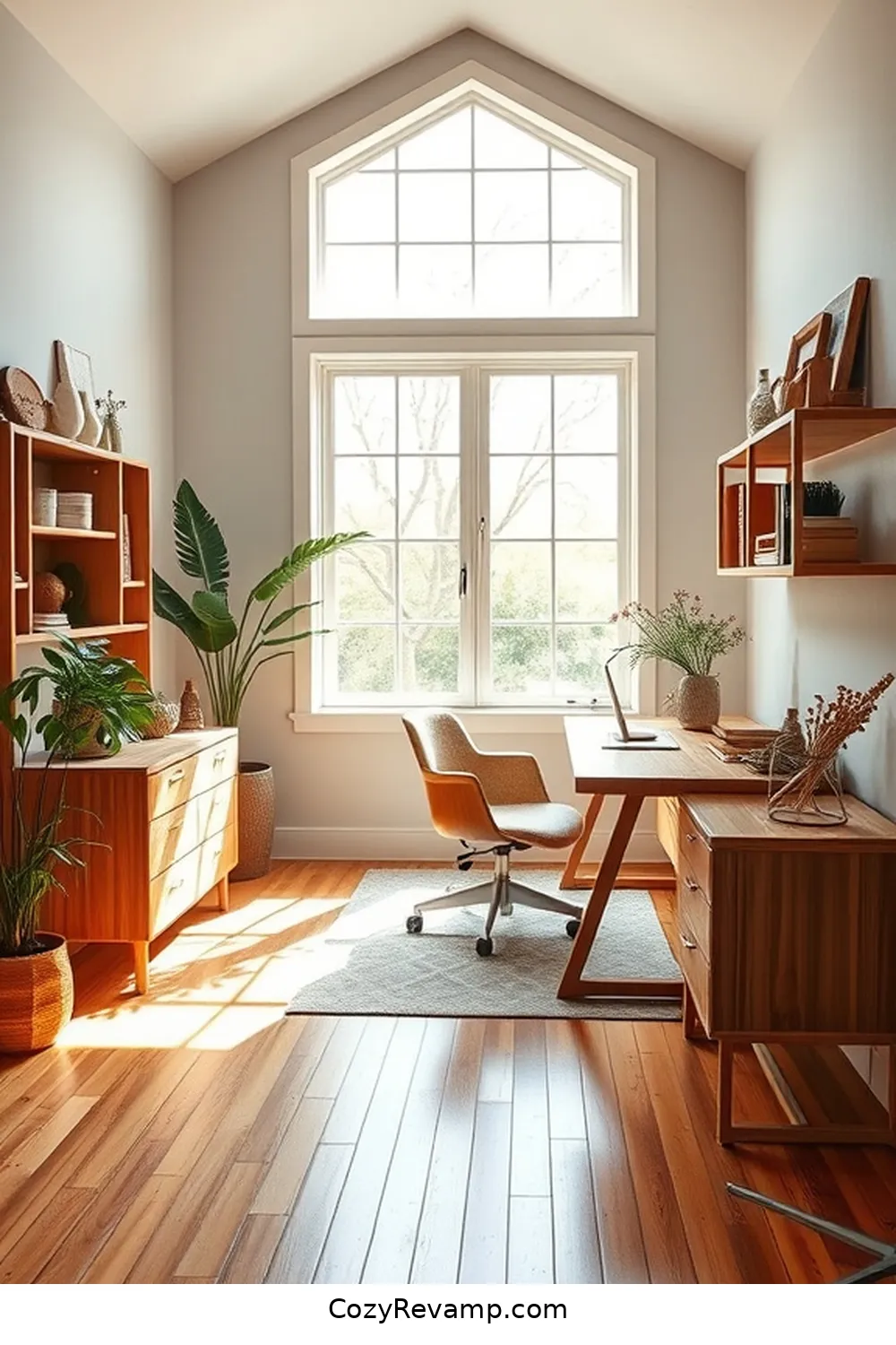 23 Stylish Ideas for a Modern Farmhouse Home Office With Bamboo Material 9 Use Bamboo Flooring for a Warm and Inviting Atmosphere for 23 Stylish Ideas for a Modern Farmhouse Home Office With Bamboo Material