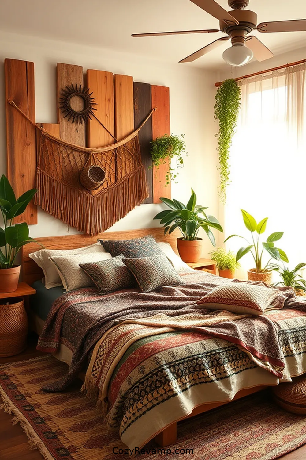 23 Ways to Create a Bohemian Bedroom With Recycled Wood Material 24 Eco-Friendly Wooden Décor Accents for 23 Ways to Create a Bohemian Bedroom With Recycled Wood Material
