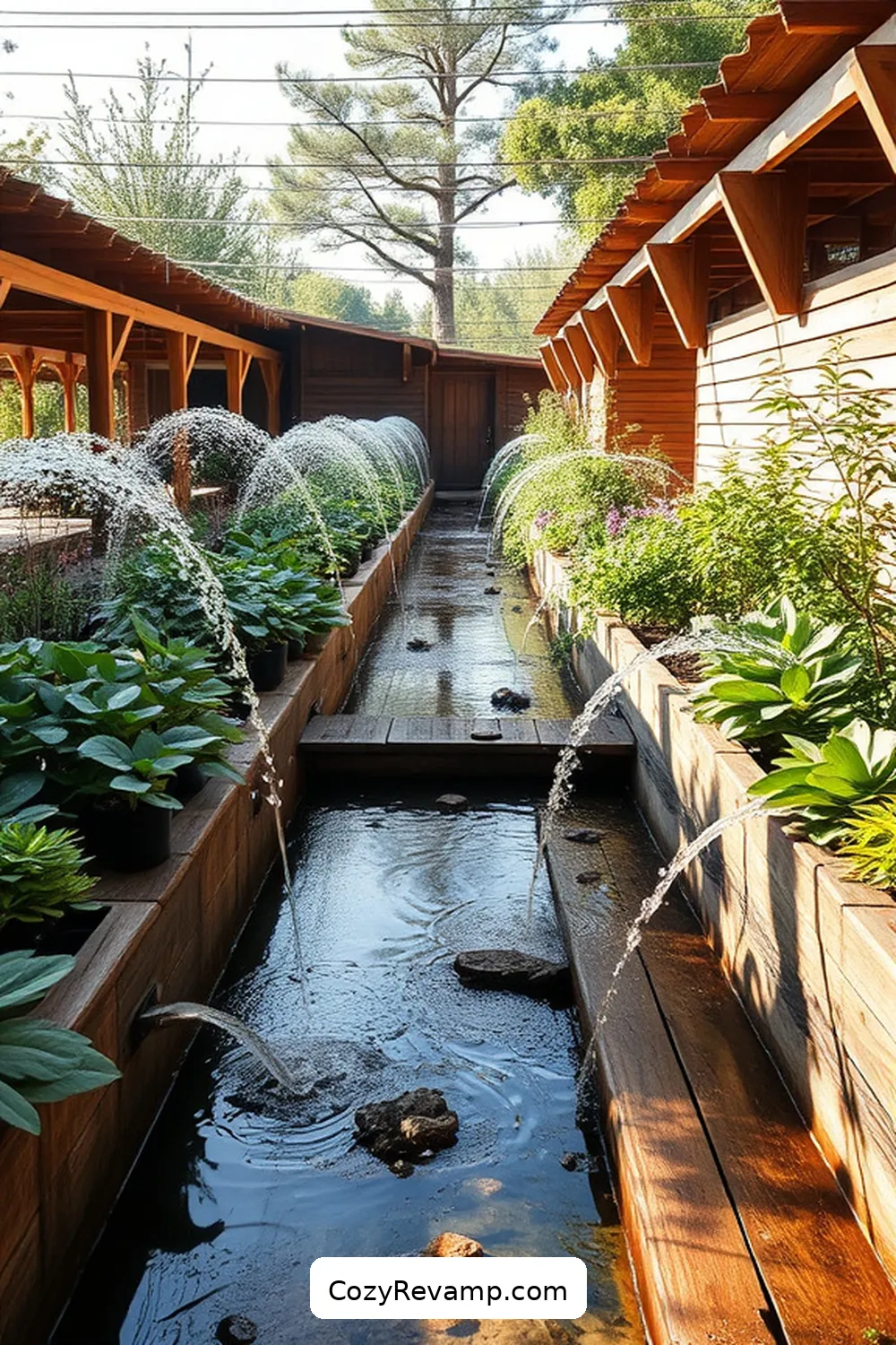 Irrigation Systems for 24 Essential Elements for Industrial Nurseries Using Recycled Wood Material