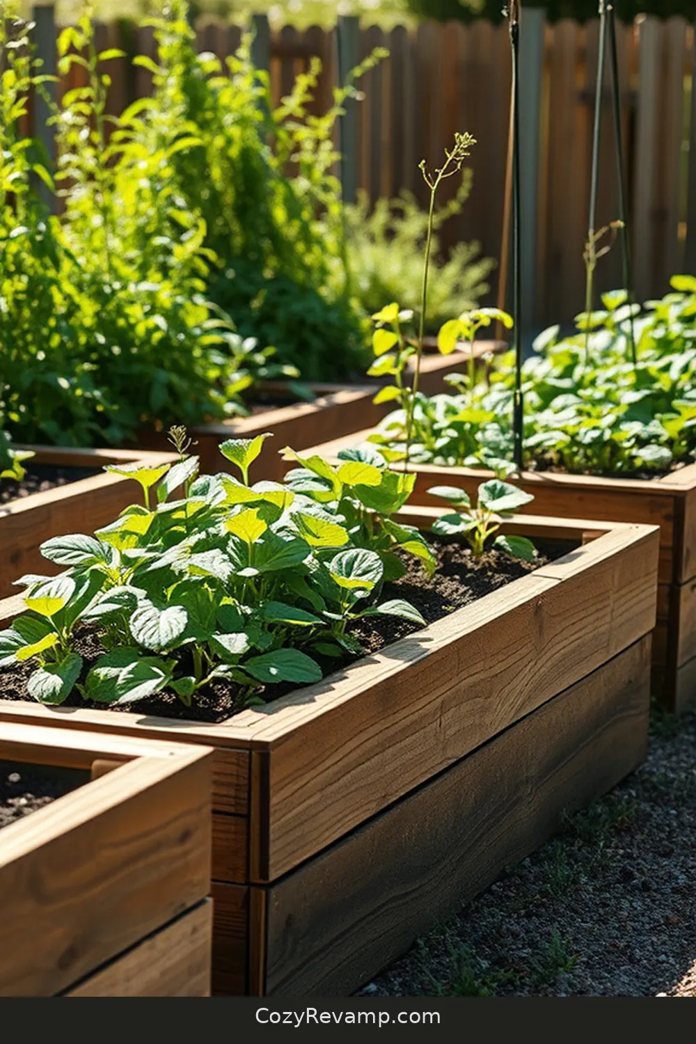 Raised Beds for Planting for 24 Essential Elements for Industrial Nurseries Using Recycled Wood Material