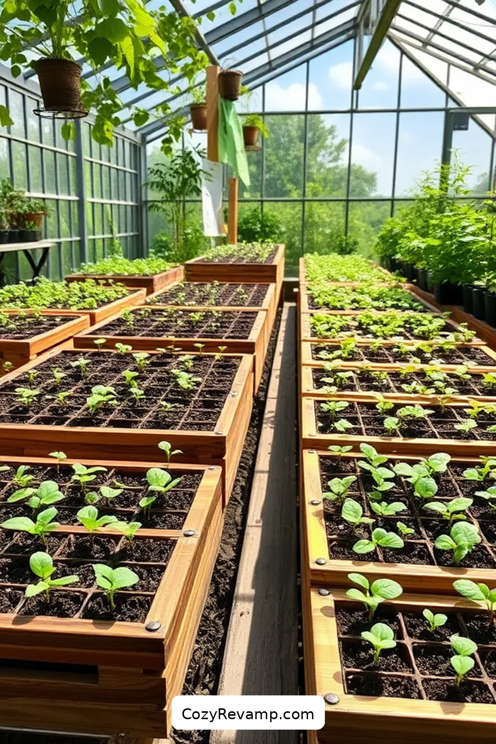 Seedling Trays for 24 Essential Elements for Industrial Nurseries Using Recycled Wood Material