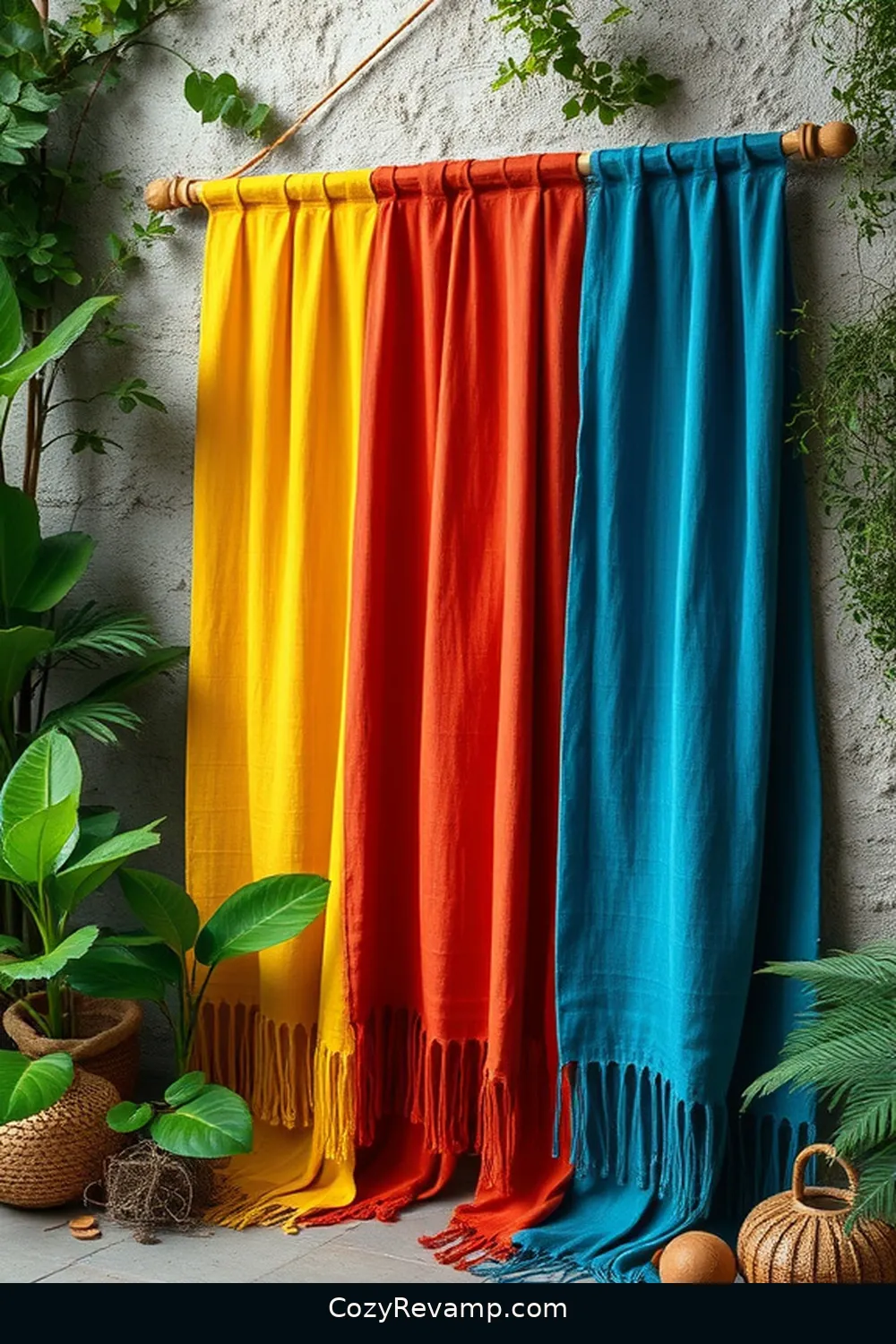 24 Essential Elements of a Bohemian Home Office With Organic Cotton Material 17 Colorful Organic Cotton Wall Hangings for 24 Essential Elements of a Bohemian Home Office With Organic Cotton Material