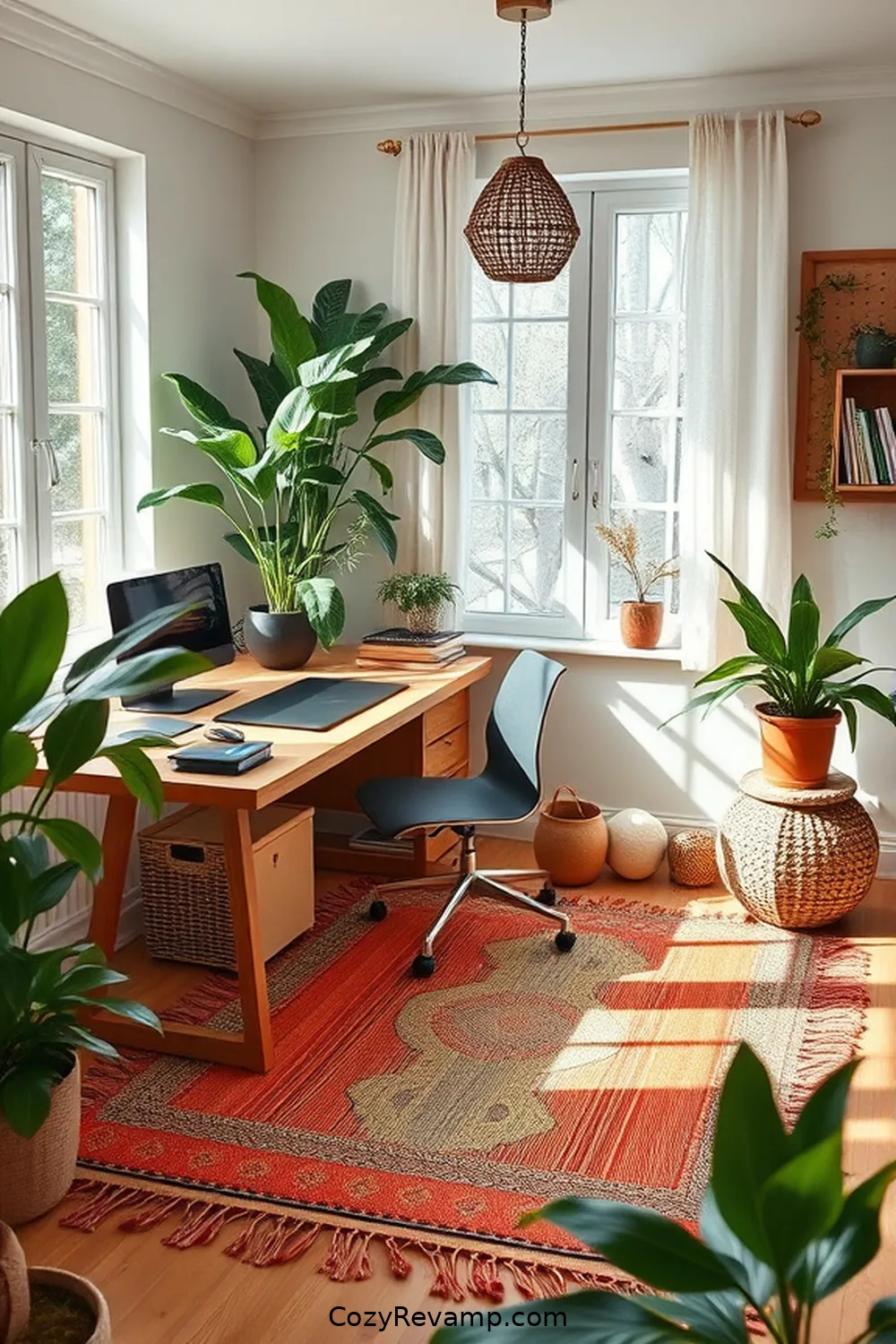24 Essential Elements of a Bohemian Home Office With Organic Cotton Material 8 Eco-Friendly Organic Cotton Desk Mat for 24 Essential Elements of a Bohemian Home Office With Organic Cotton Material