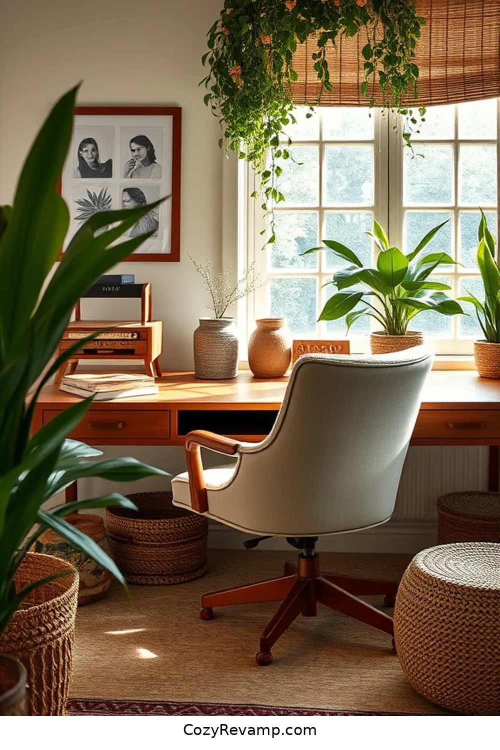 24 Essential Elements of a Bohemian Home Office With Organic Cotton Material 2 Organic Cotton Desk Chair for 24 Essential Elements of a Bohemian Home Office With Organic Cotton Material
