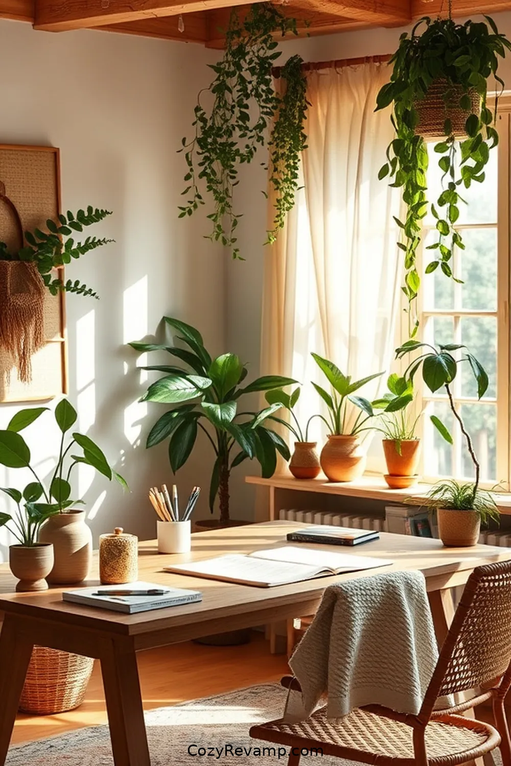 24 Essential Elements of a Bohemian Home Office With Organic Cotton Material 18 Soft Organic Cotton Desk Accessories for 24 Essential Elements of a Bohemian Home Office With Organic Cotton Material