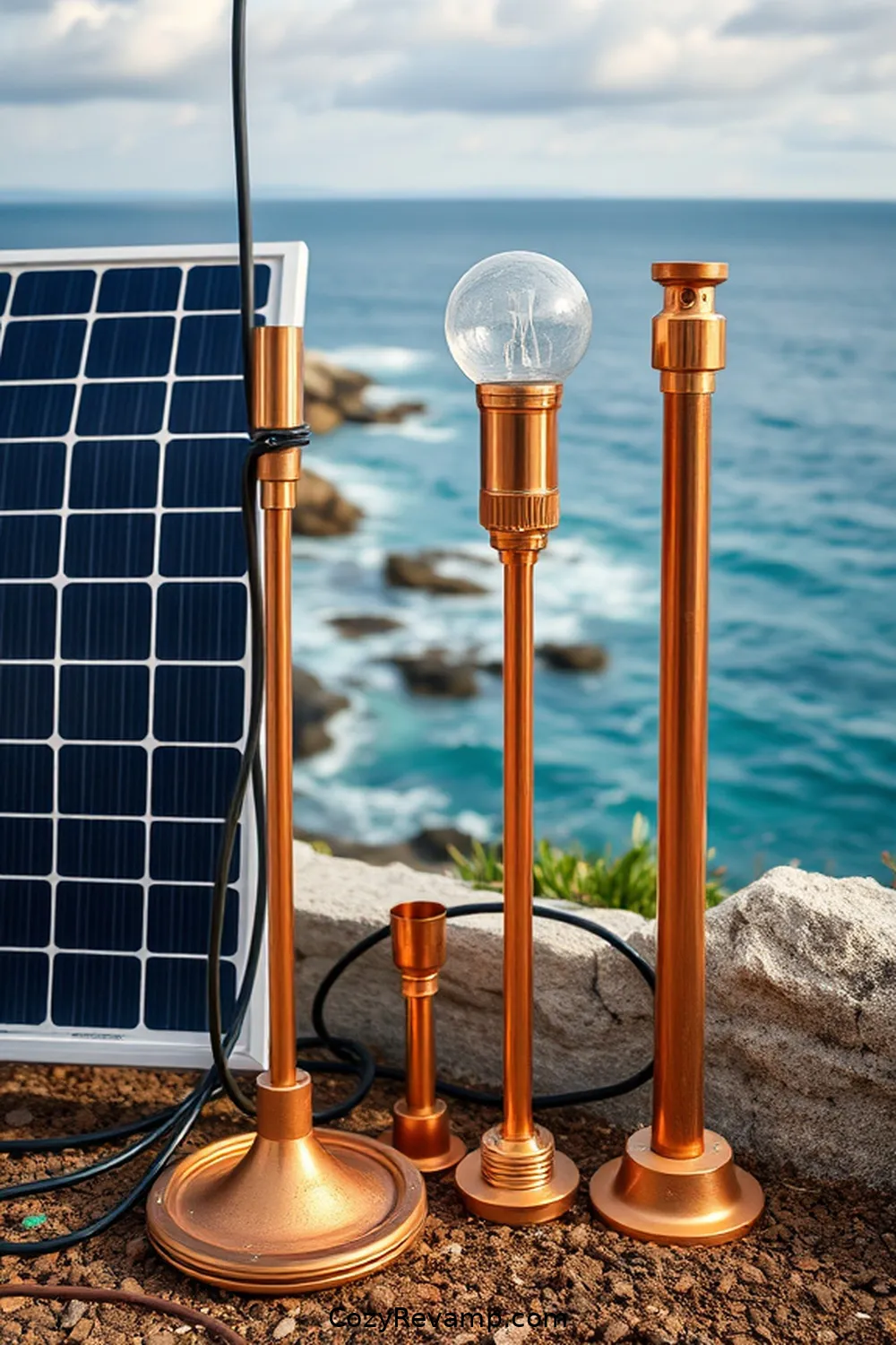Grounding Equipment for 24 Essential Materials for Coastal Garage Solar-Powered Lights