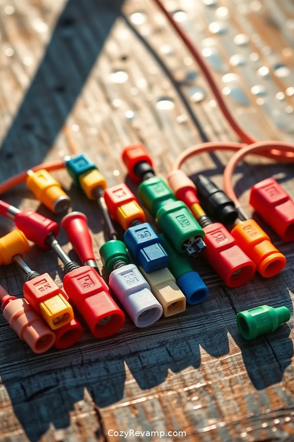 Waterproof Connectors for 24 Essential Materials for Coastal Garage Solar-Powered Lights
