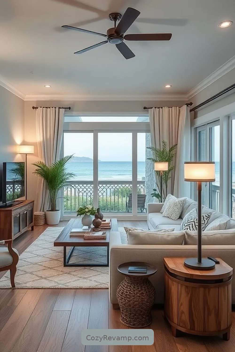 Solar-Powered Accent Lights for 24 Essential Materials for Coastal Living Room Solar-Powered Lights