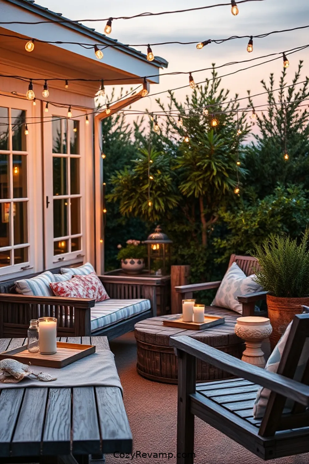 Solar-Powered String Lights for 24 Essential Materials for Coastal Living Room Solar-Powered Lights